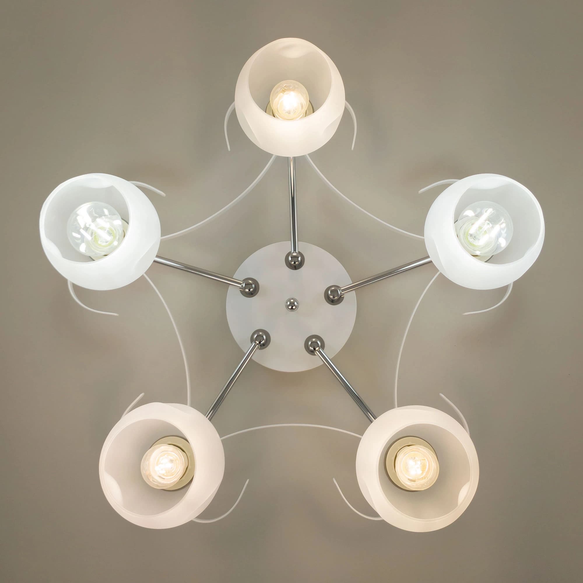 Citilux CL171153 Сюзи Белая+Хром Светильник Люстра — миниатюра 10