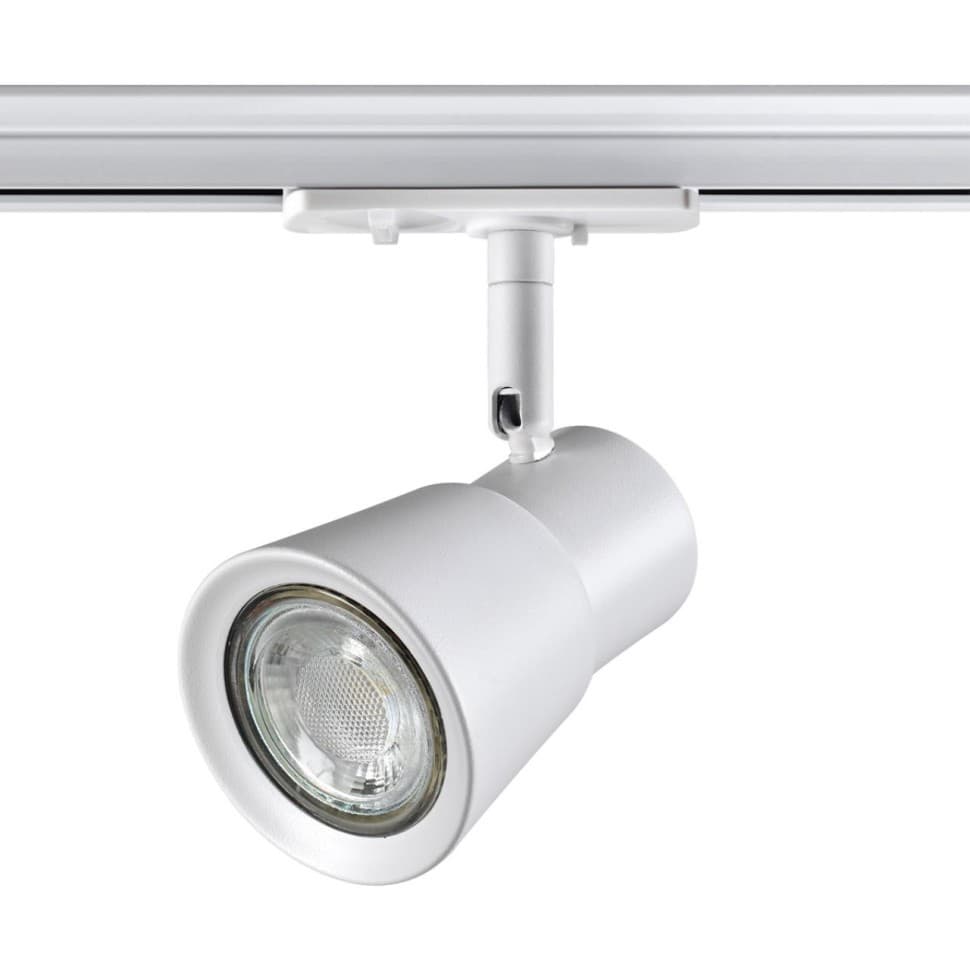 Novotech 370933 PORT NT22 белый Светильник трековый однофазный двухжильный IP20 GU10 50W 220V MOLO