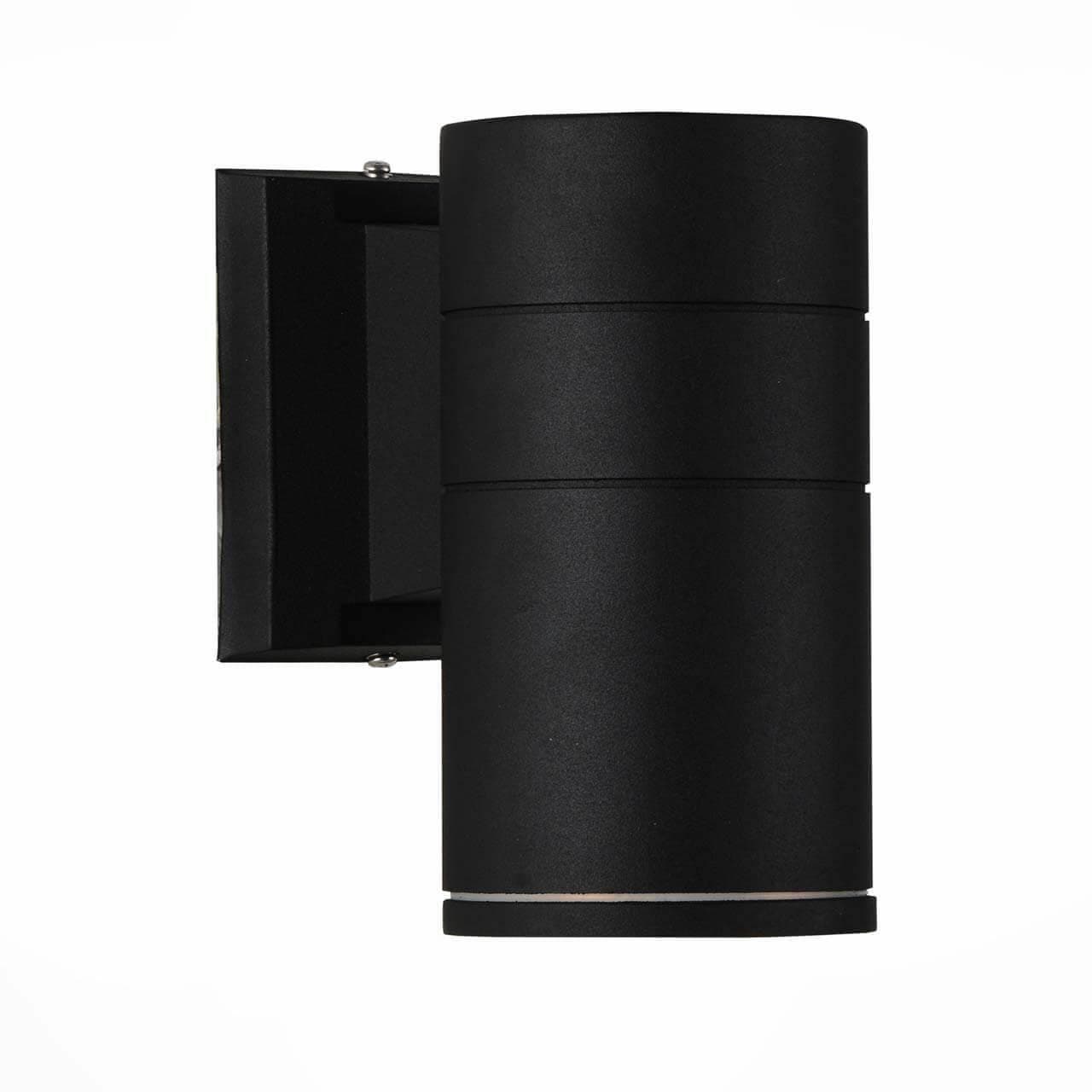 ST LUCE SL561.401.01 Светильник уличный настенный Черный/Черный LED 1*5W — миниатюра 1