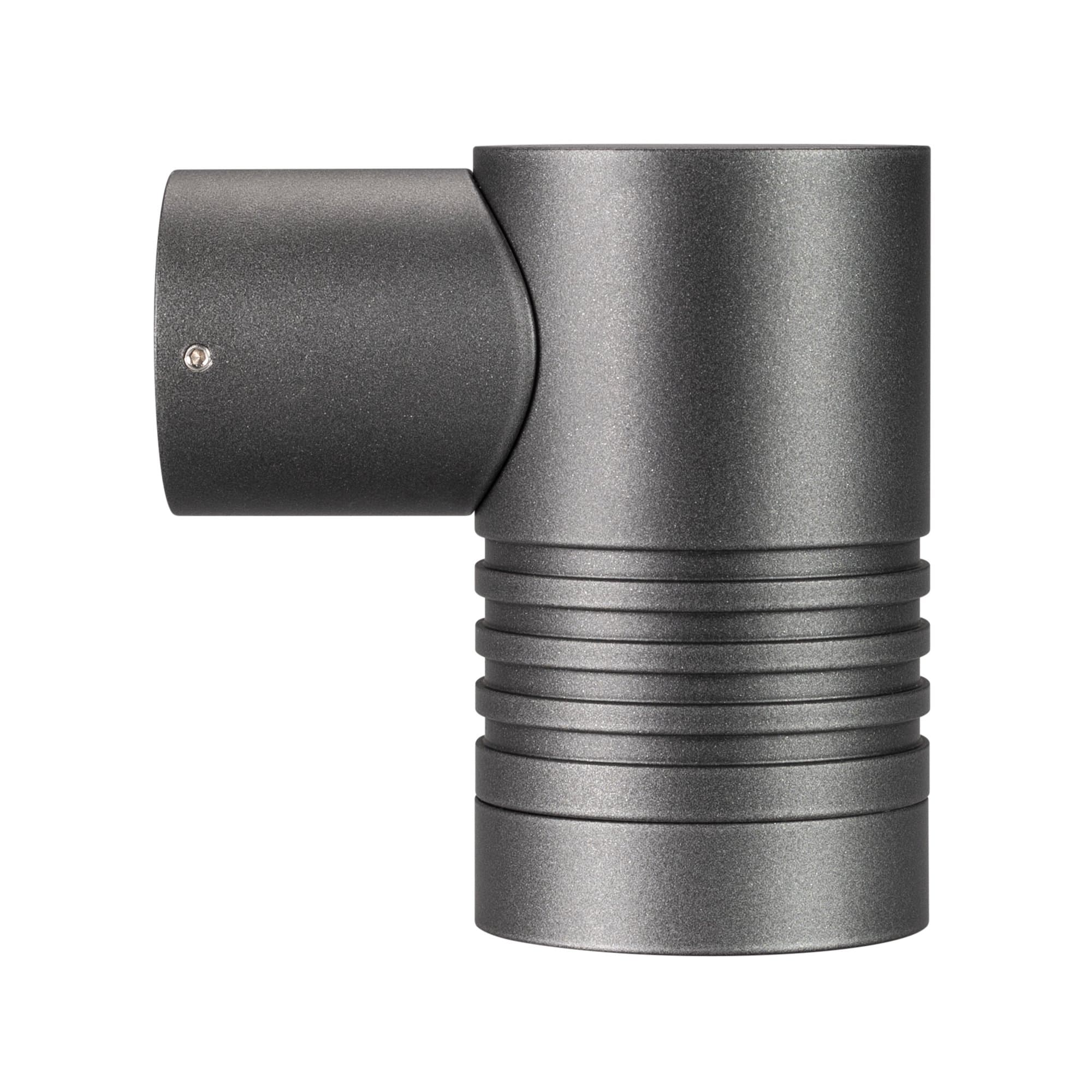 Arlight Светильник KT-RAY-WALL-R46-3W Warm3000 (GR, 24 deg, 24V) (IP65 Металл, 3 года) 034116 — миниатюра 2