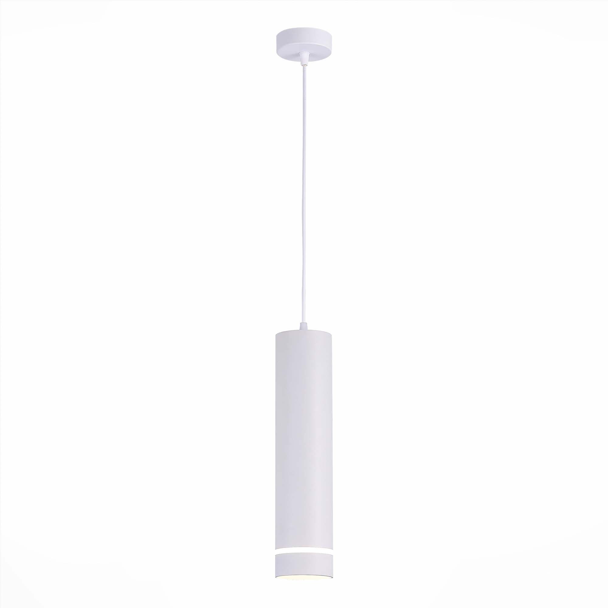 ST LUCE ST115.533.12 Светильник подвесной Белый LED 1*12W 3000K 936Lm Ra>90 120о IP44 D80xH300 165-265V