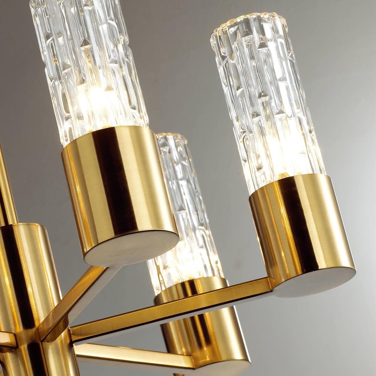 Odeon Light 4841/9 HALL ODL21 333 золото/металл/стекло Люстра E14 9*40W SABANO — миниатюра 3