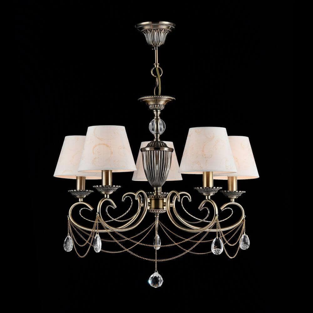 Freya Classic Brossard Бронза Люстра E14 40W FR2904-PL-05-BZ — миниатюра 8