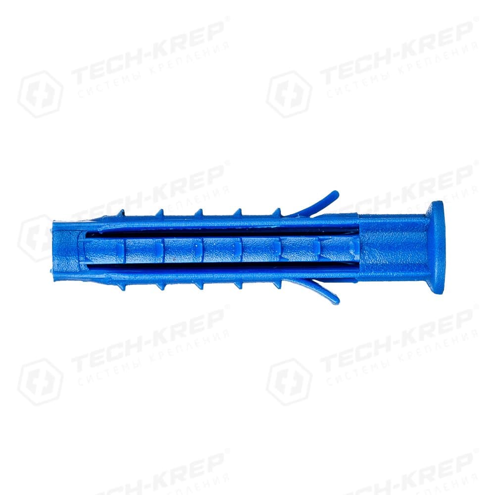 Tech-Krep Дюбель распорный Чапай 6х35 шипы+усы (полипропилен) (50 шт) - пакет 112812