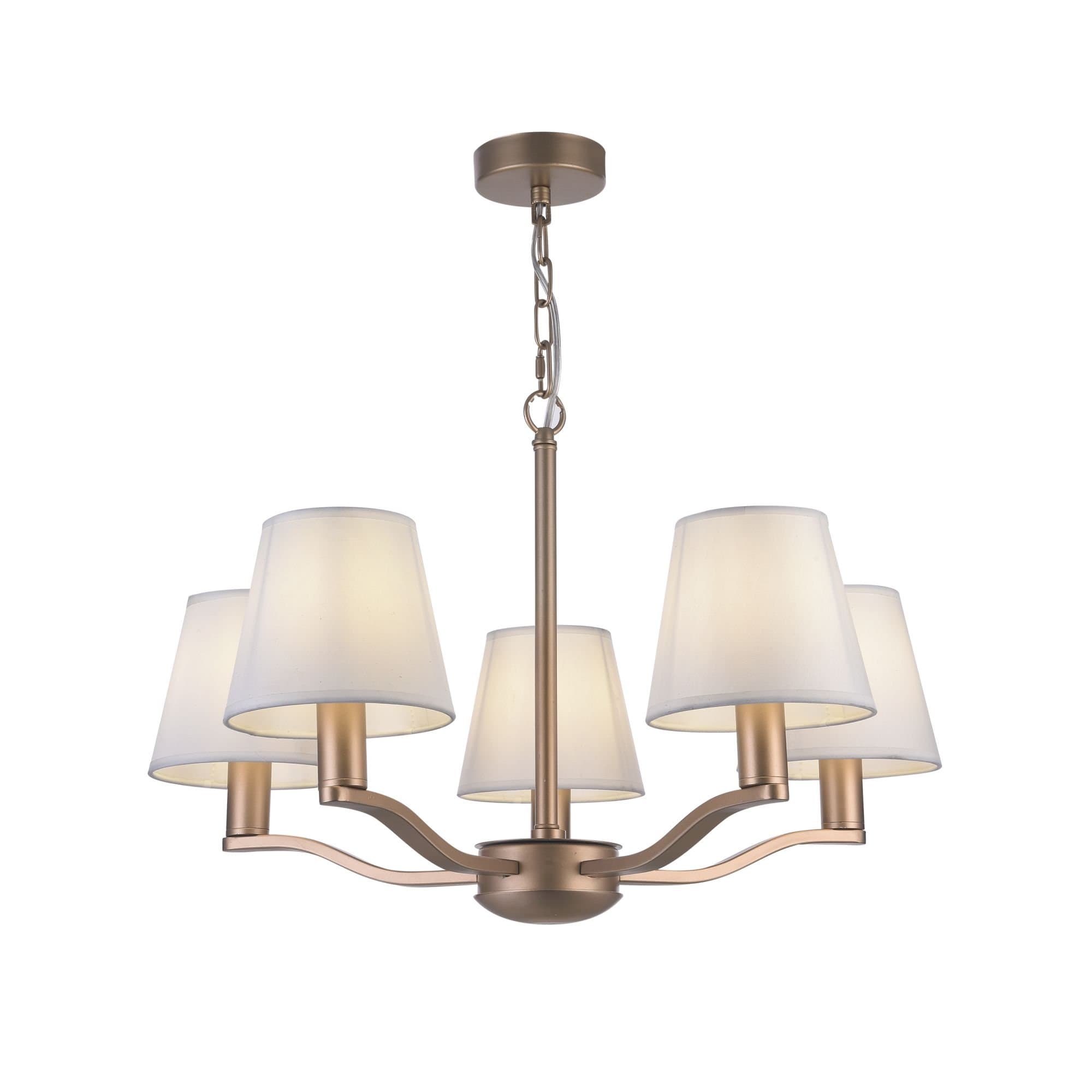 Freya Modern Marika Золото Люстра E14 60W FR5671PL-05G — миниатюра 2