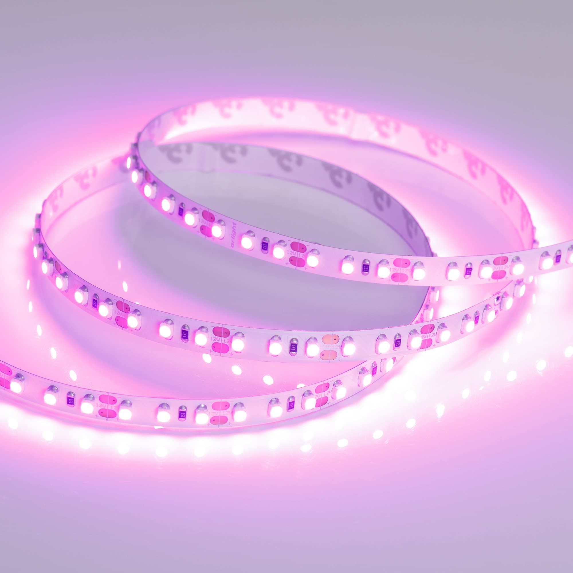 Arlight Светодиодная лента RT-A120-8mm 12V Pink (9.6 W/m, IP20, 2835, 5m) (Открытый) 015897(2) — миниатюра 3