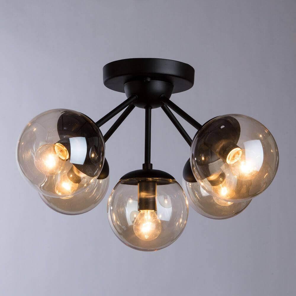 Arte Lamp BOLLA Потолочные светильники A1664PL-5BK — миниатюра 4