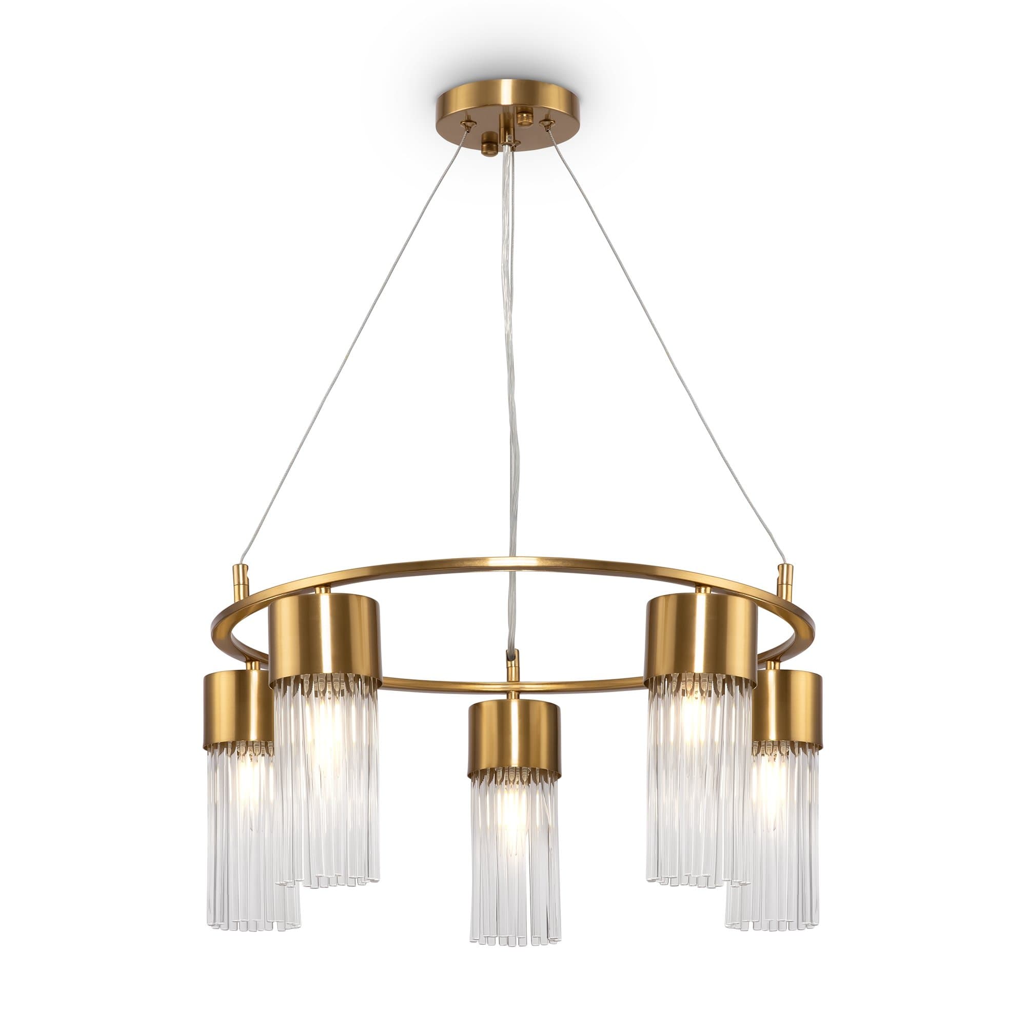 Freya Modern Латунь Светильник подвесной FR5050PL-05BS — миниатюра 2