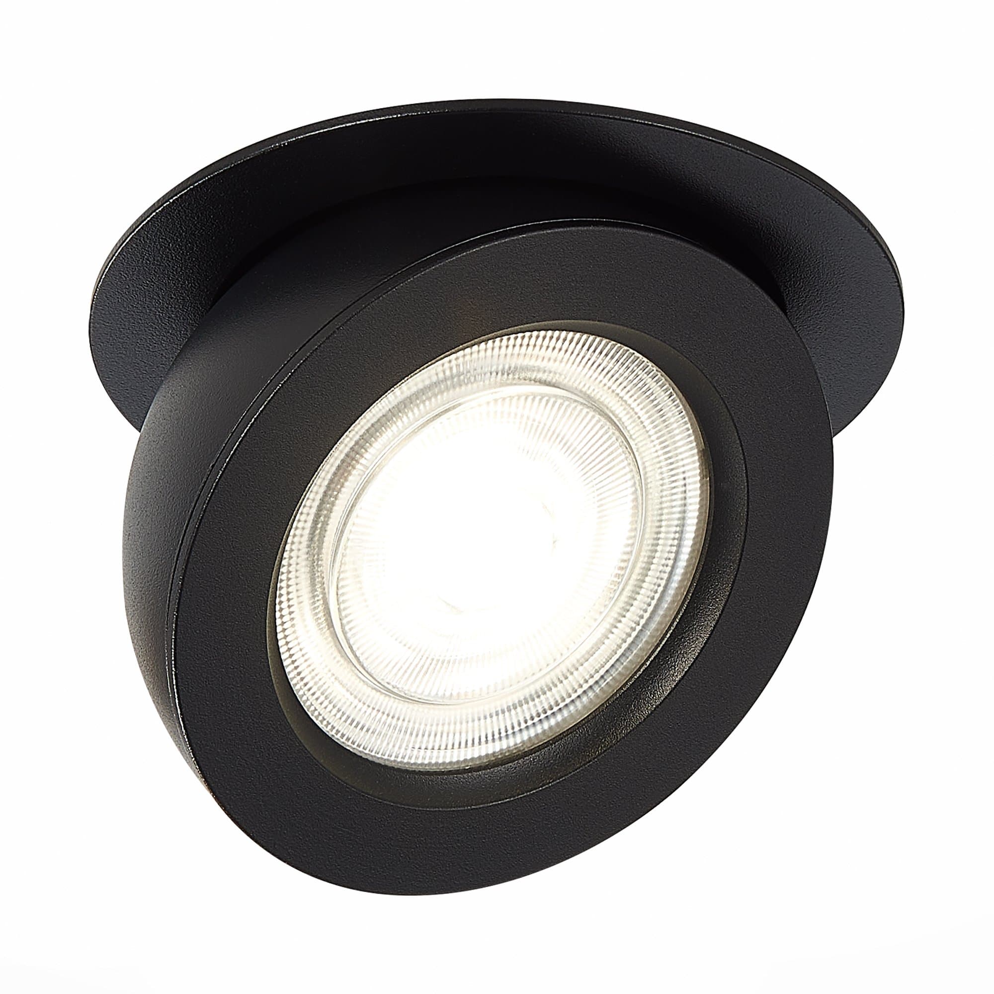 ST LUCE ST654.438.10 Св-к встр. Черный LED 1*10W 3000K 850Lm Ra>90 38о IP20 D109xH60 180-240V
