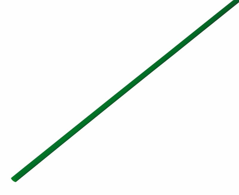 1.0 / 0.5 мм 1м термоусадка зеленая Rexant 20-1003 — миниатюра 1