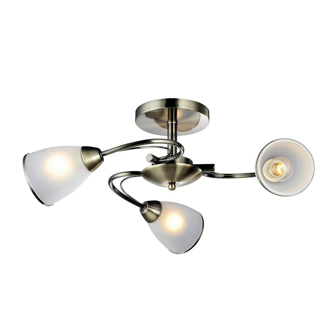 Arte Lamp Innocente Бронза/Белый Светильник потолочный 3x60W 3xE14 A6056PL-3AB — миниатюра 1