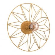 Eglo CASTANUELO Настенно-потолочный светильник CASTANUELO, 1Х40W, E27, H105, Ø425, сталь, золотой 43443