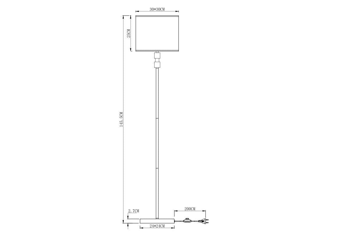 Arte Lamp A5896PN-1CC Торшеры с одним плафоном — миниатюра 4