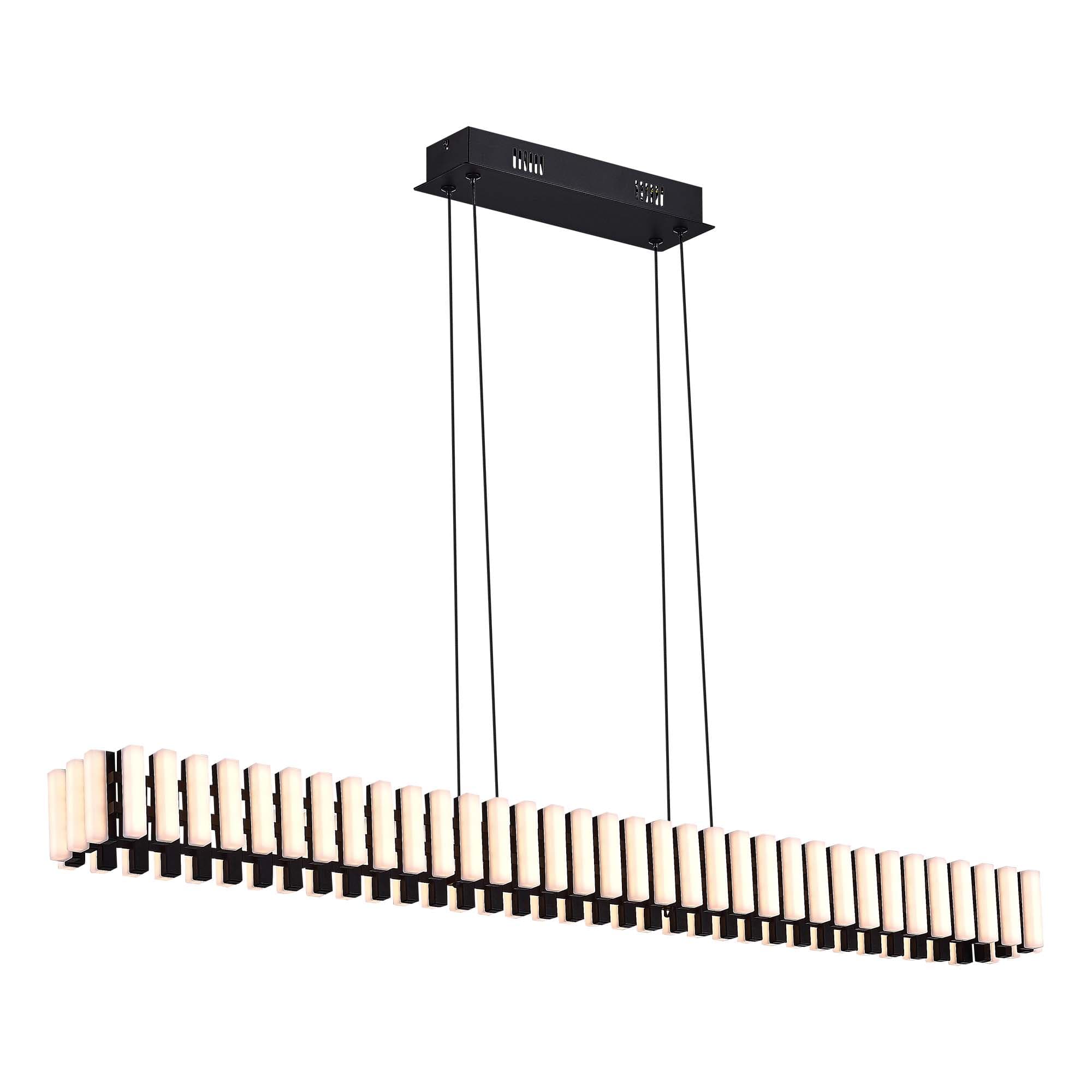 ST LUCE SL6203.413.42 Люстра подвесная Черный/Белый LED 1*42W 3000K
