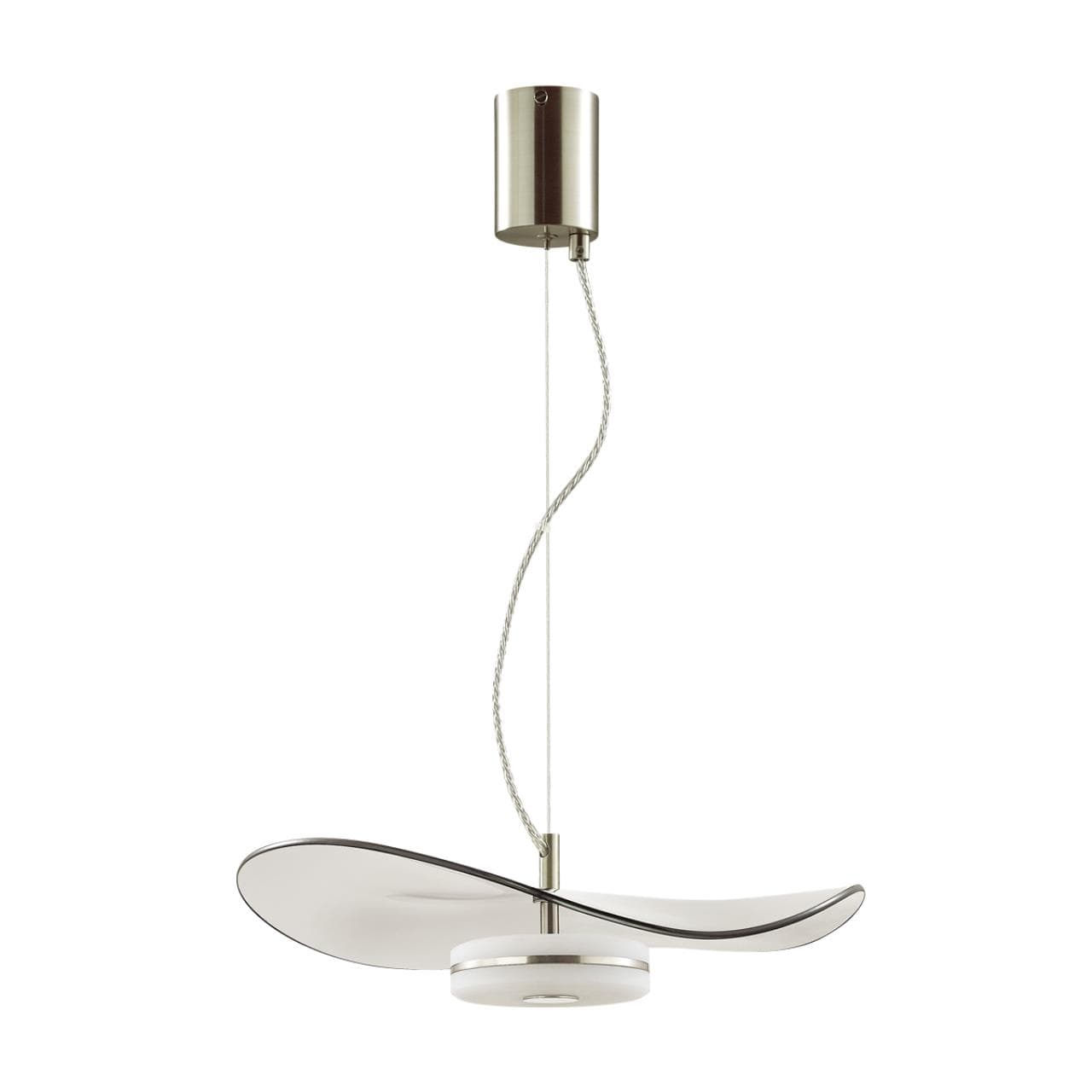 Odeon Light 4858/13L L-VISION ODL_EX21 никель/дымчатый/стекло Подвес LED 1*13W 4000K FLUENT