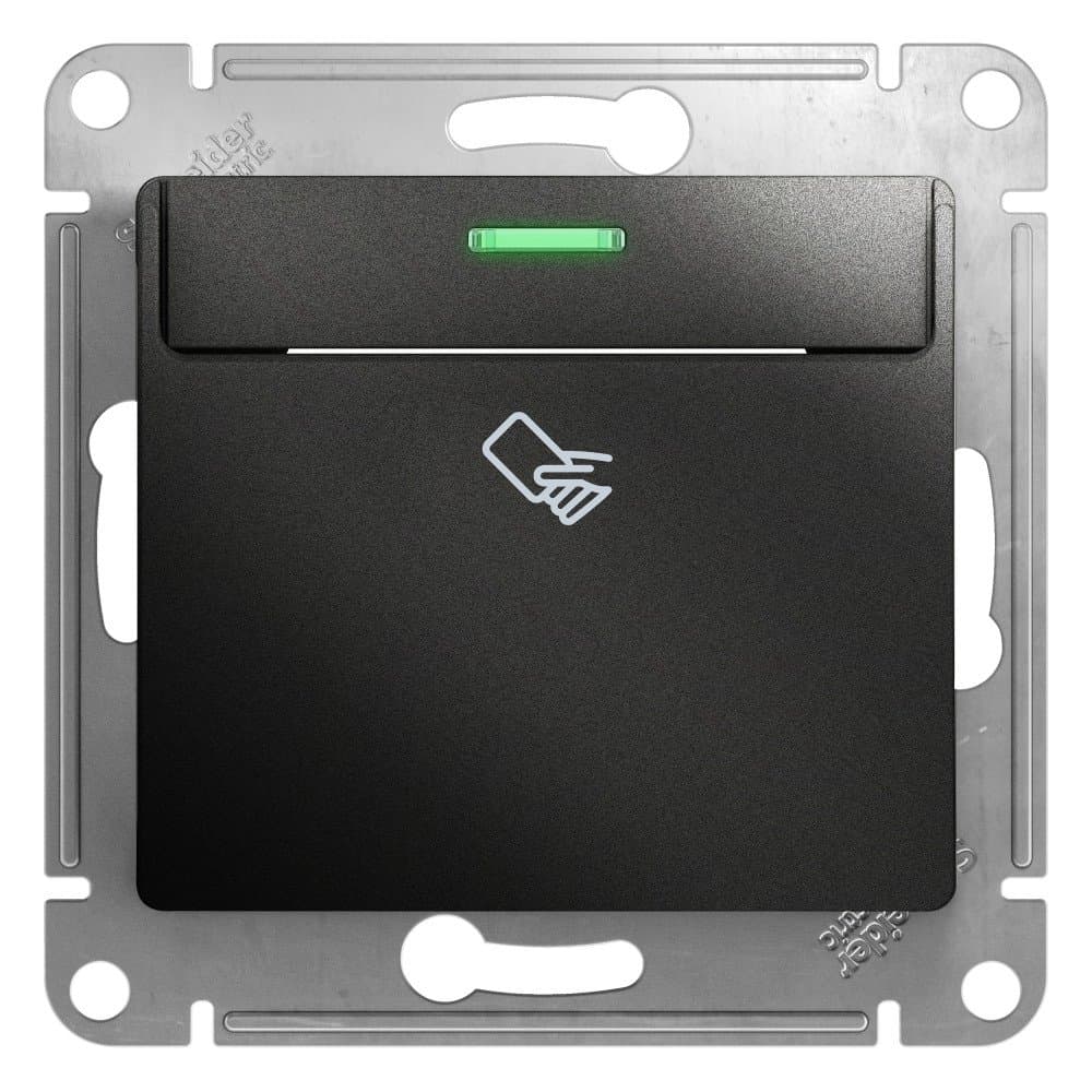 Systeme Electric Glossa Антрацит Выключатель карточный, сх.6