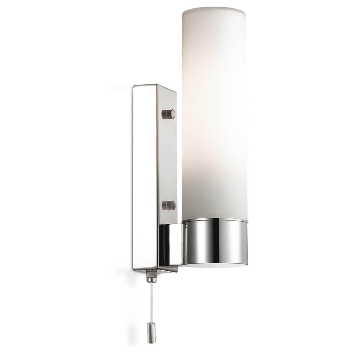 Odeon Light 2660/1W ODL14 782 хром/белый Настенный светильник с выкл IP44 E27 60W 220V Tingi