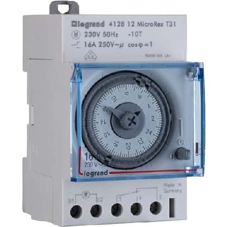 Legrand Таймер ежедневный программируемый 3М 230В 412814 — миниатюра 2