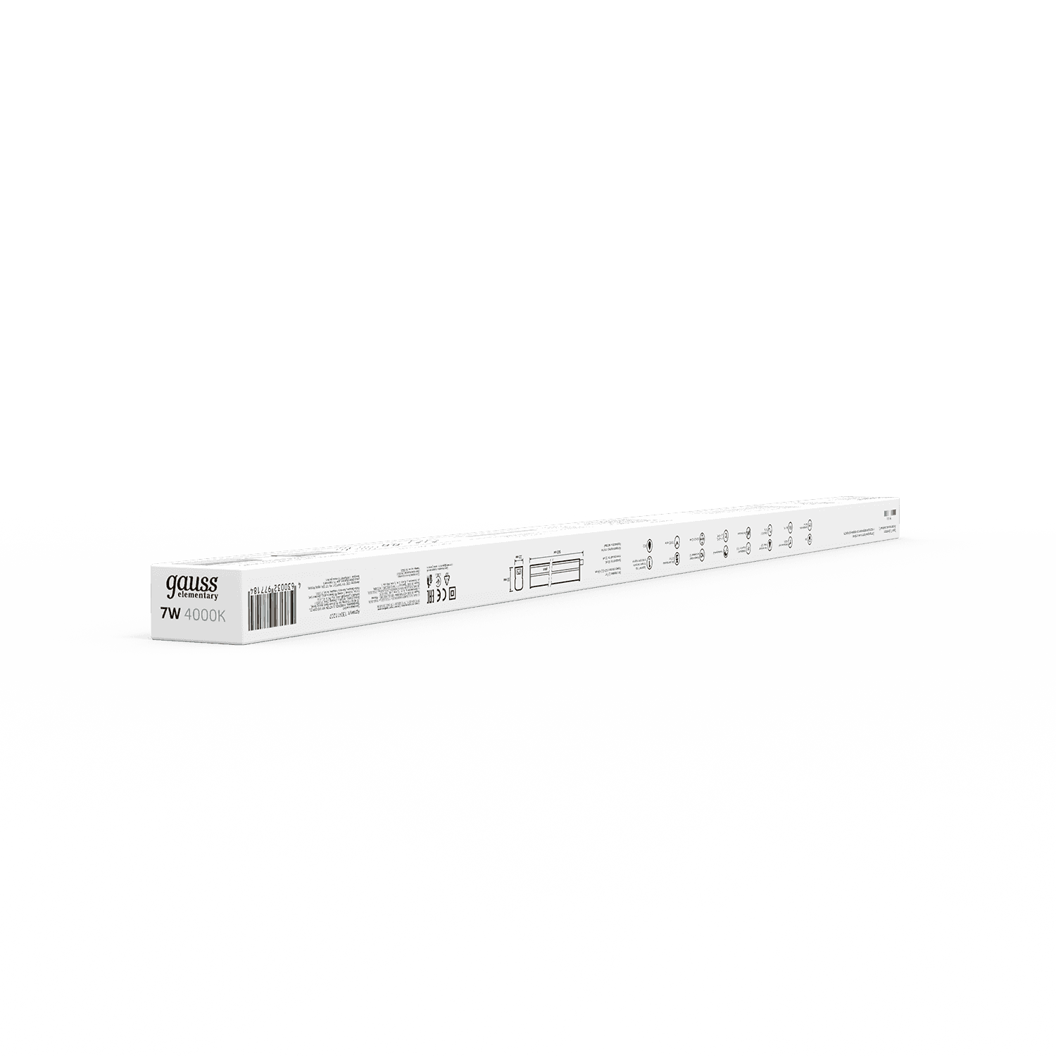 Gauss Светильник TL Elementary линейный 7W 500lm 4000K IP20 563х22х33 LED 5 130411207 — миниатюра 6