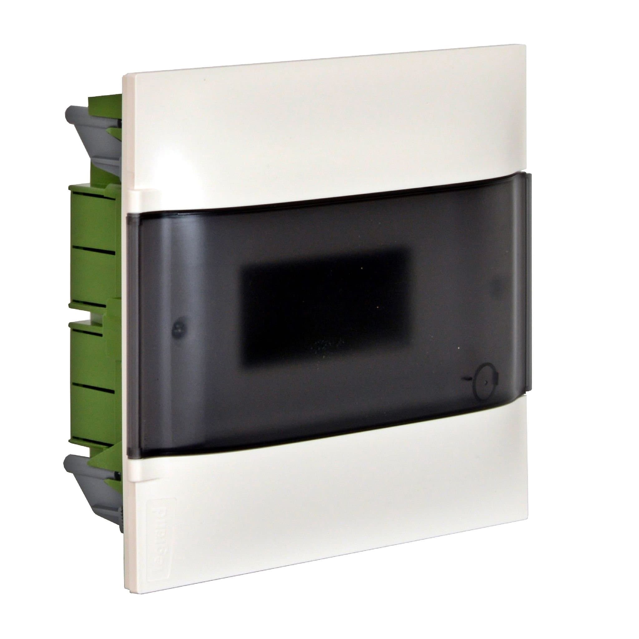 Legrand Practibox S Пластиковый щиток Встраиваемый (в полые стены) 1X8 Дымчатая дверь 134578 — миниатюра 3