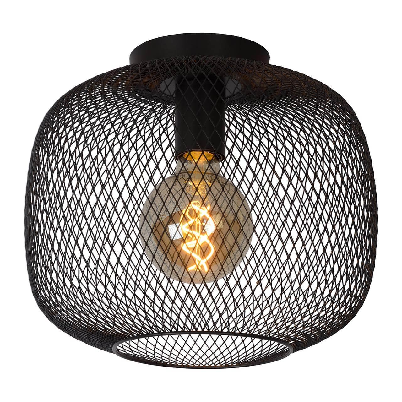 Lucide MESH Черный Потолочный светильник 45185/30/30 — миниатюра 3
