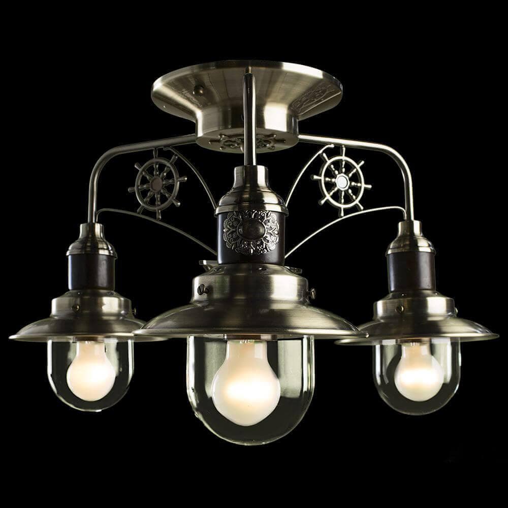 Arte Lamp Sailor Бронза/Прозрачная Люстра 60W E27 A4524PL-3AB — миниатюра 5