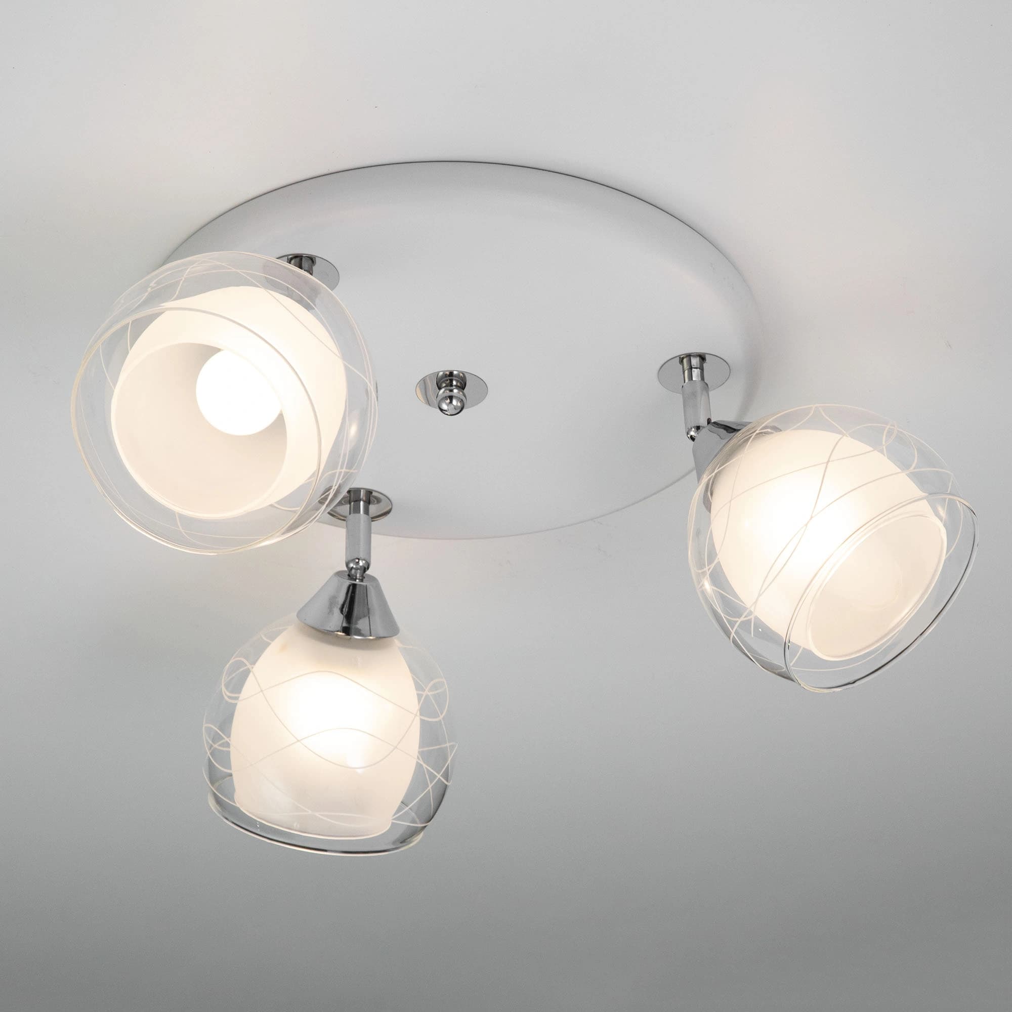 Citilux CL158131 Самба Бел+Хром Светильник Люстра — миниатюра 3