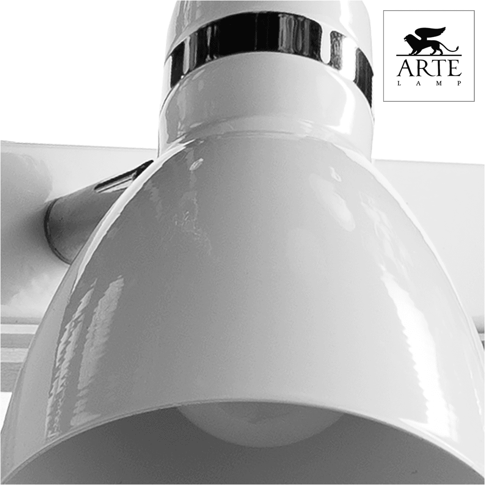 Arte Lamp Mercoled Хром/Белый Спот 3x60W 3xE27 A5049PL-3WH — миниатюра 3