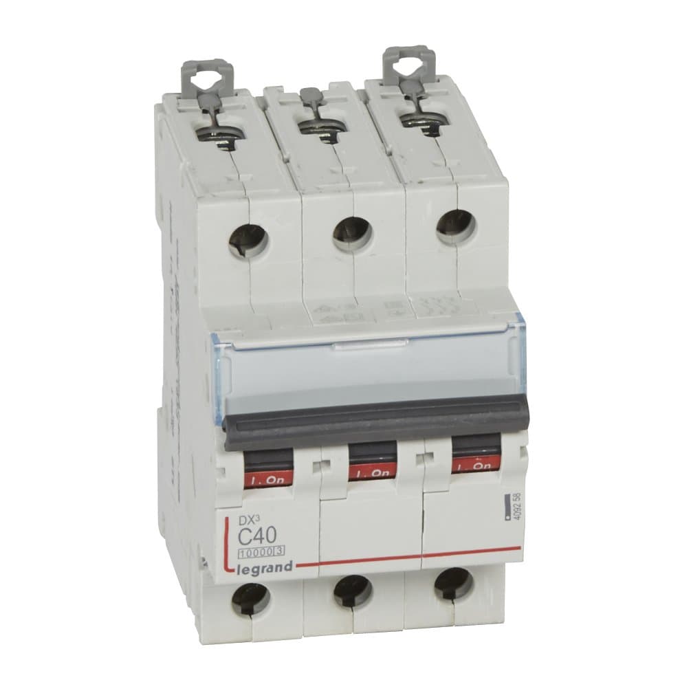 Legrand DX3 Автоматический выключатель 3P 40A (С) 10kA/16kA 409258 — миниатюра 1