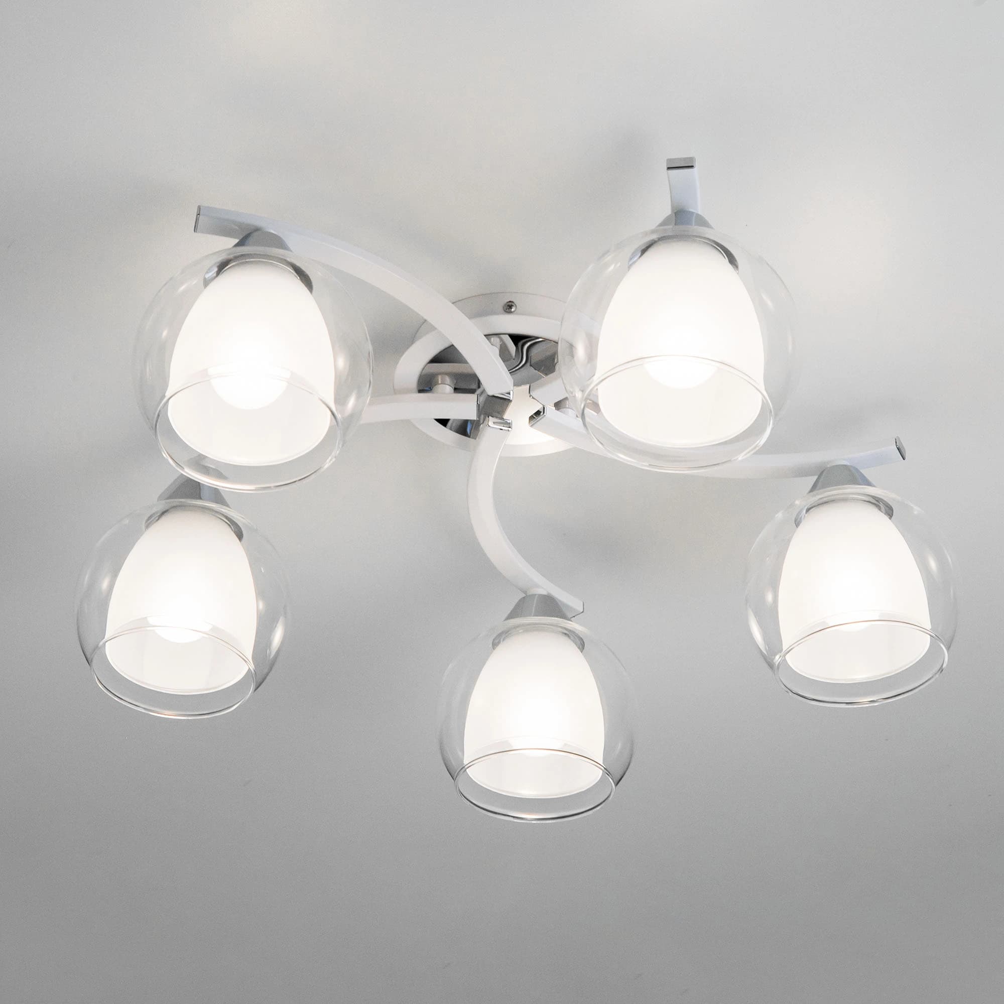 Citilux CL152150 Кристи Белый+Хром Люстра — миниатюра 2