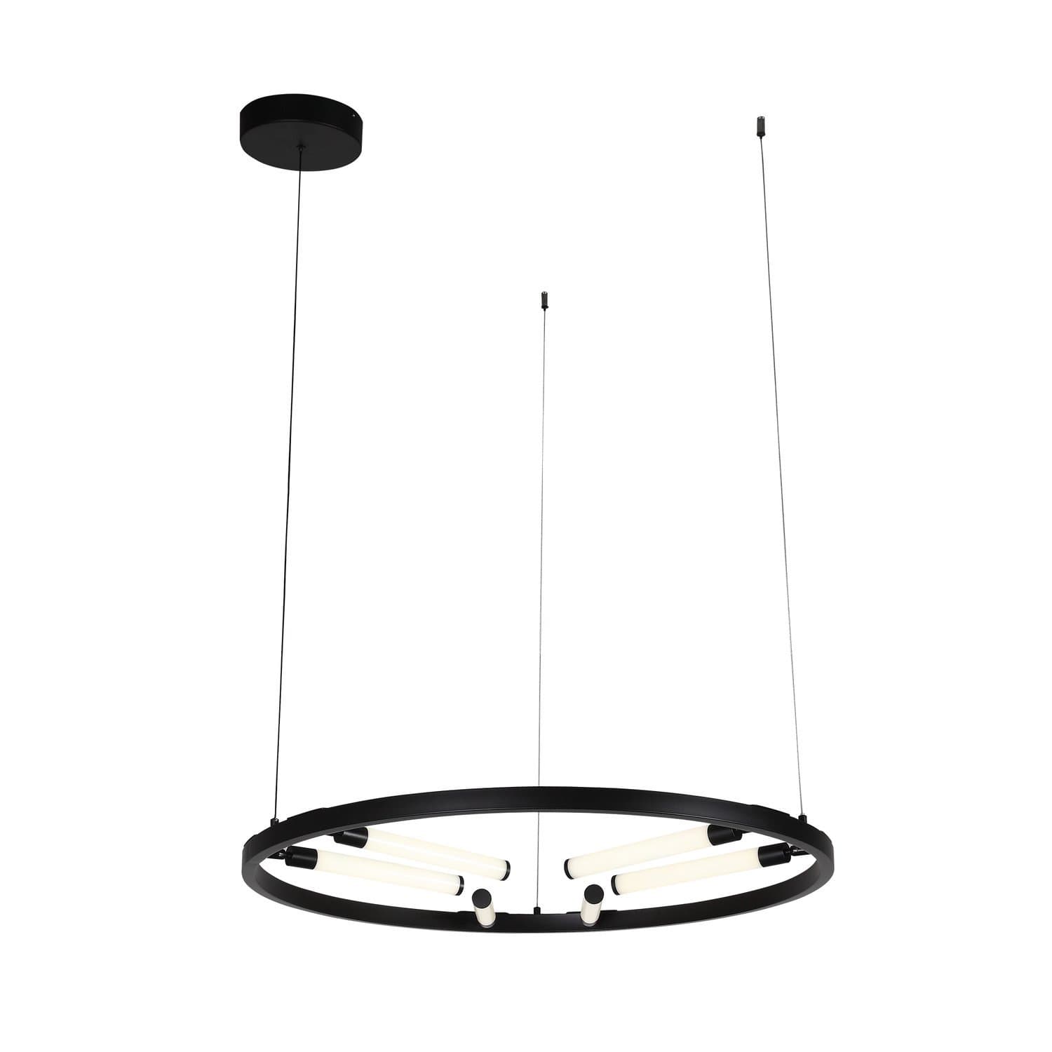 ST LUCE SL393.403.06 Светильник подвесной Черный/Белый LED 6*6W — миниатюра 1