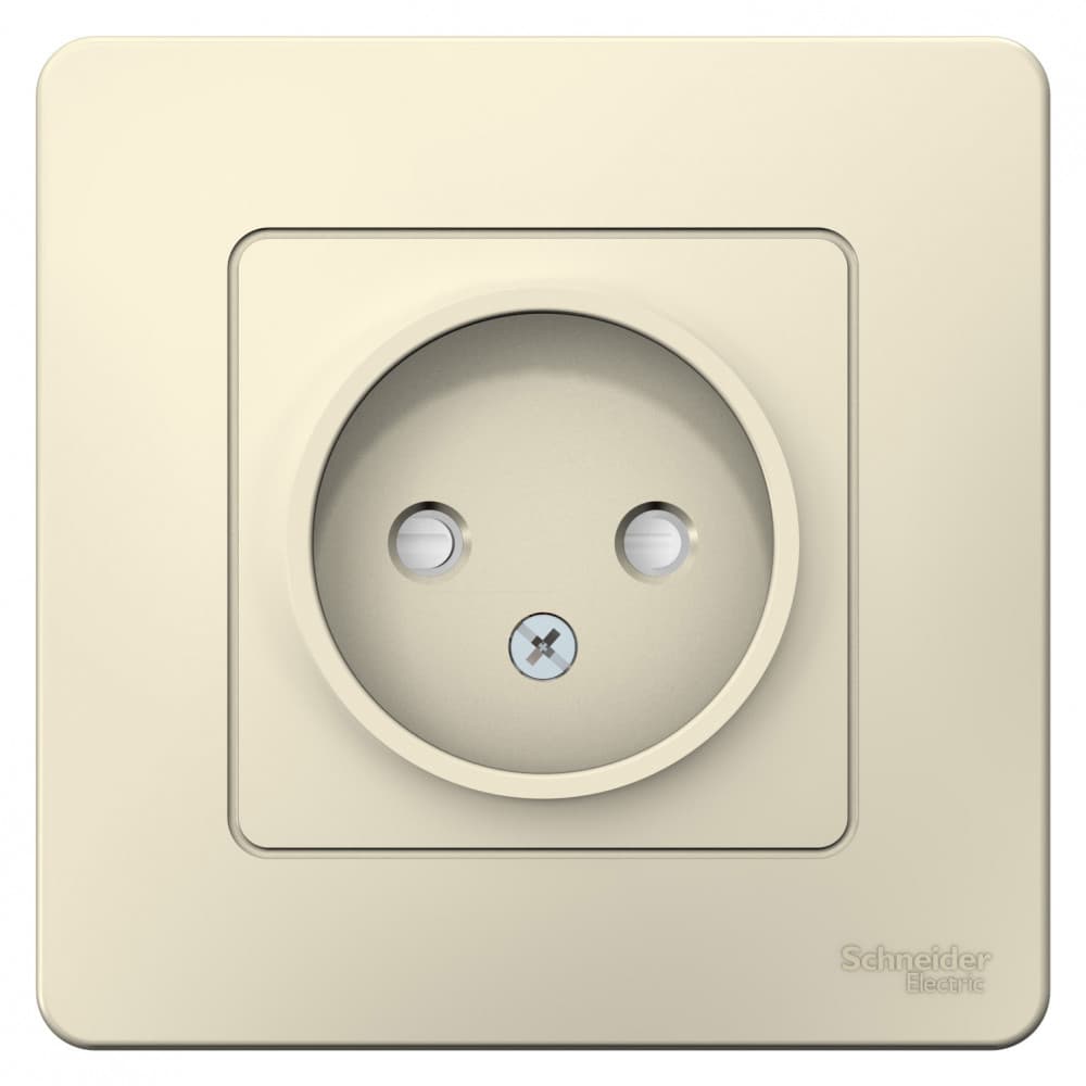 Systeme Electric Blanca внутр Молочная Розетка б/з со шторками, 16А, 250В — миниатюра 1
