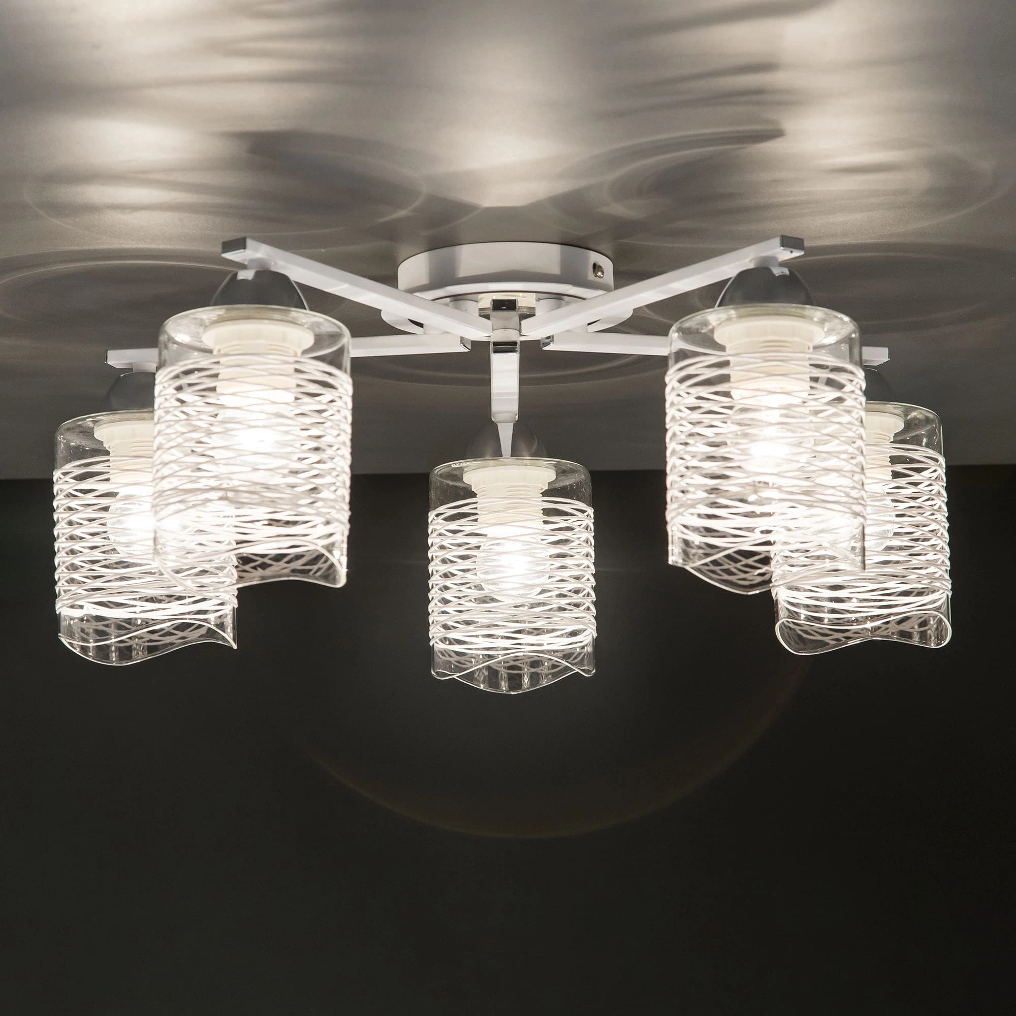 Citilux CL146157 Лора Бел.+Хром Светильник потолочный — миниатюра 5