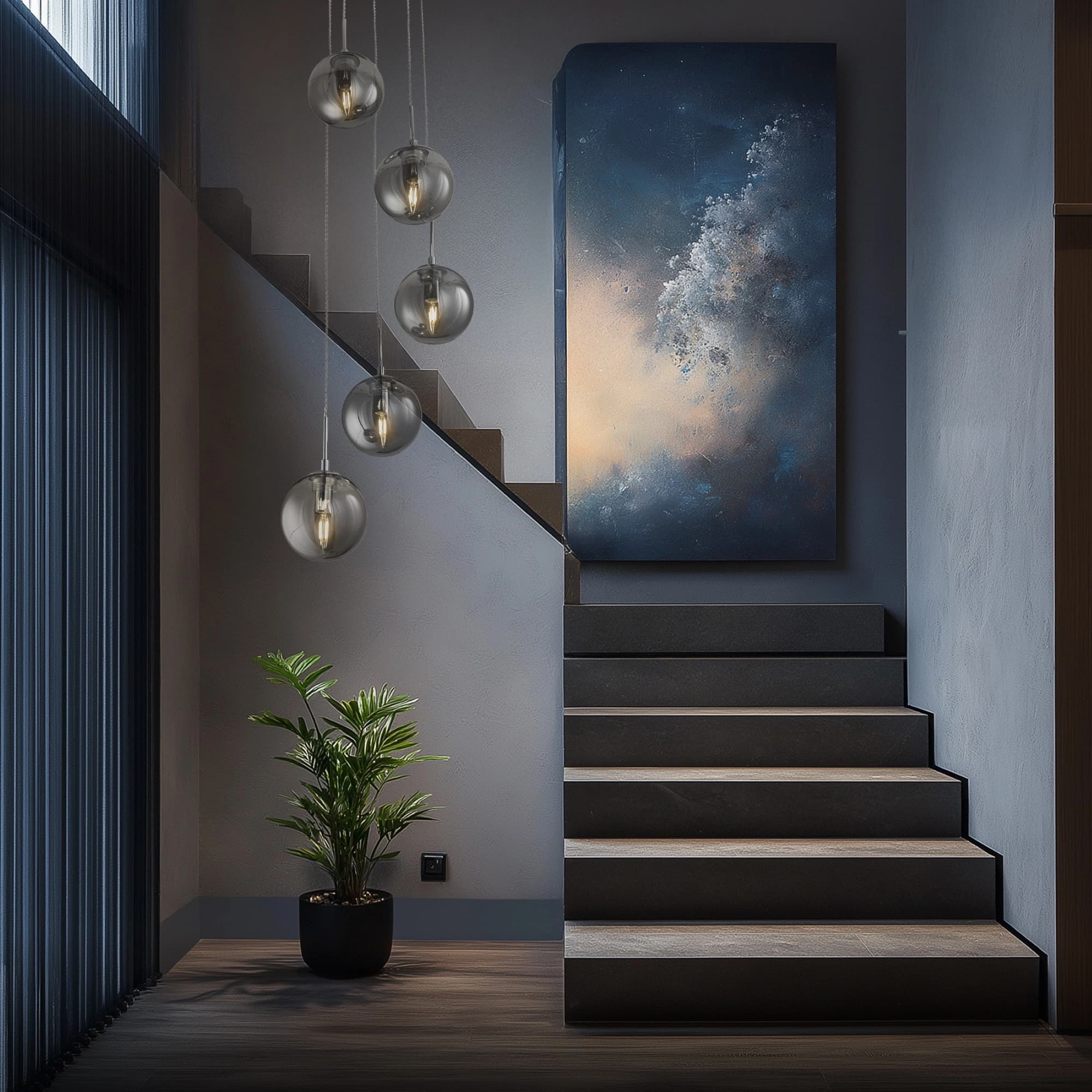 Citilux CL102050 Томми Хром+Дымч. Светильник подвесной — миниатюра 6
