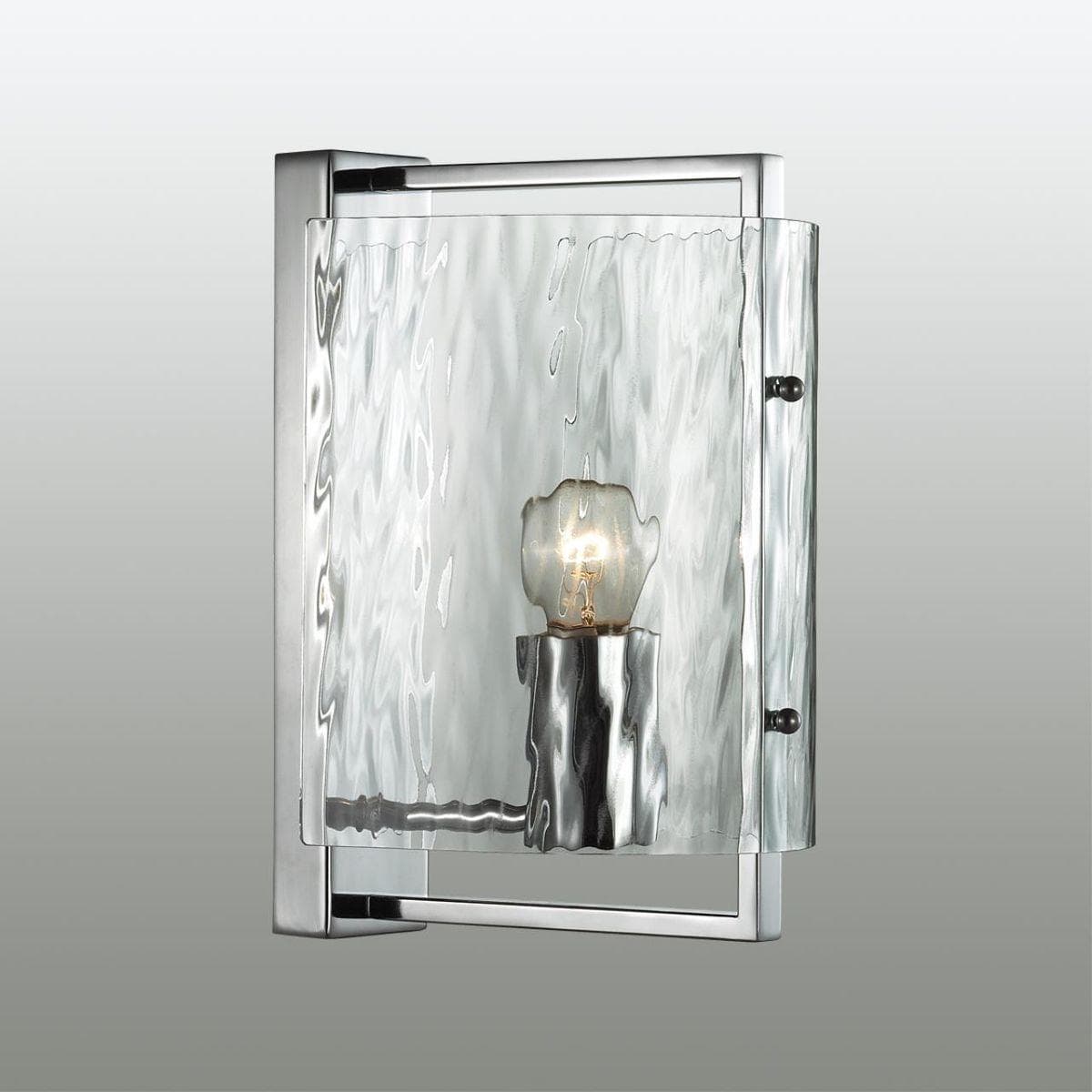 Odeon Light 4888/1W MODERN ODL_EX22 63 хром/прозрачный/стекло Бра E14 1*40W ELEGANTE — миниатюра 4