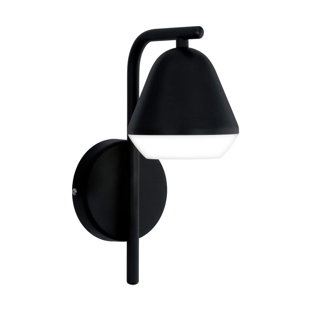Eglo 99034 Светодный настенный светильник PALBIETA, 1x3W(GU10-LED), сталь, черный/пластик, прозрачный, сатиновый