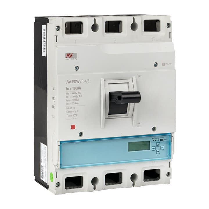 EKF Averes Автоматический выключатель AV POWER-4/3 1000А 100kA ETU6.0 — миниатюра 1