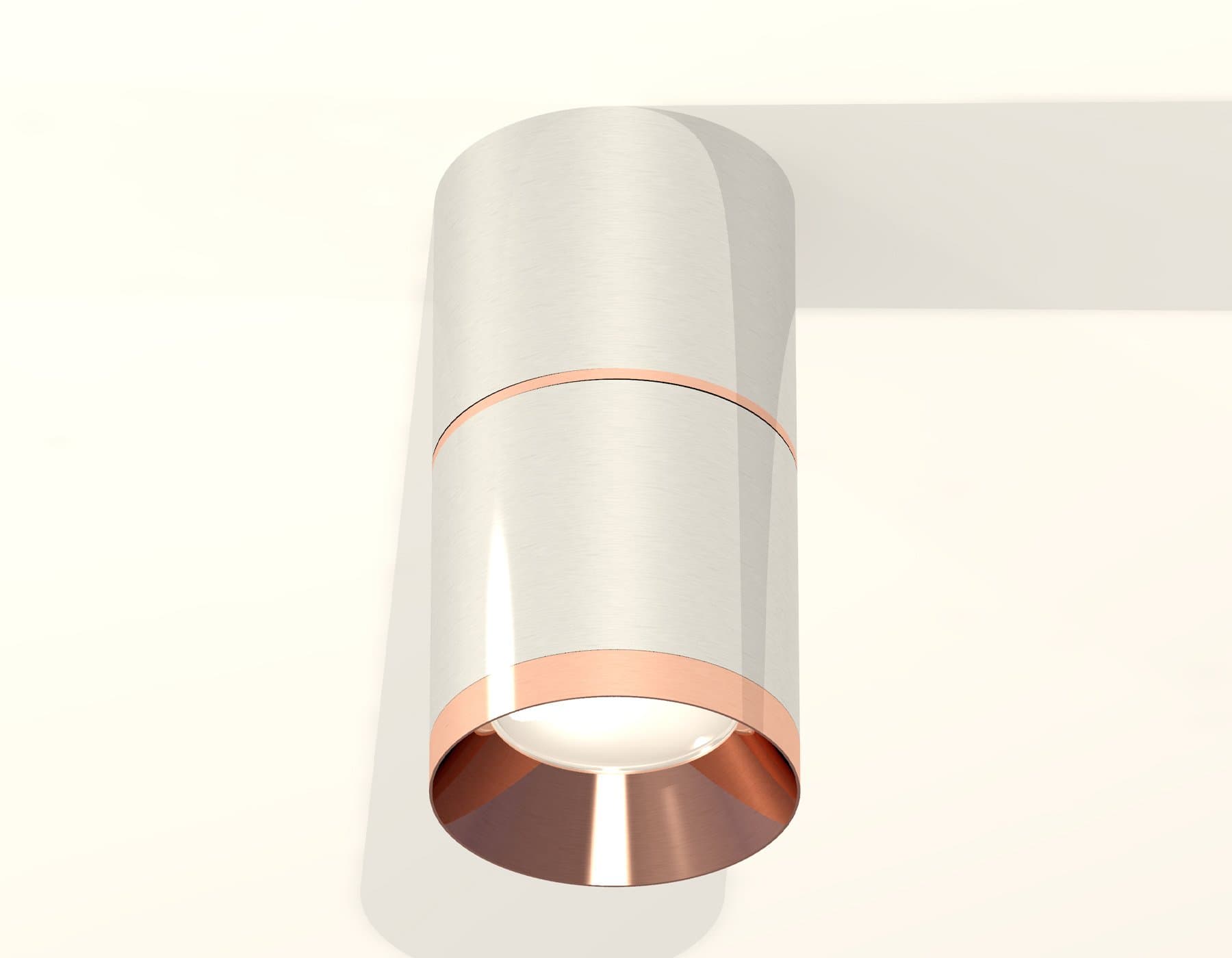 Ambrella Комплект накладного светильника XS7405081 PSL/PPG серебро полированное/золото розовое полированное MR16 GU5.3 (C7405, A2073, C7405, N7035) — миниатюра 2