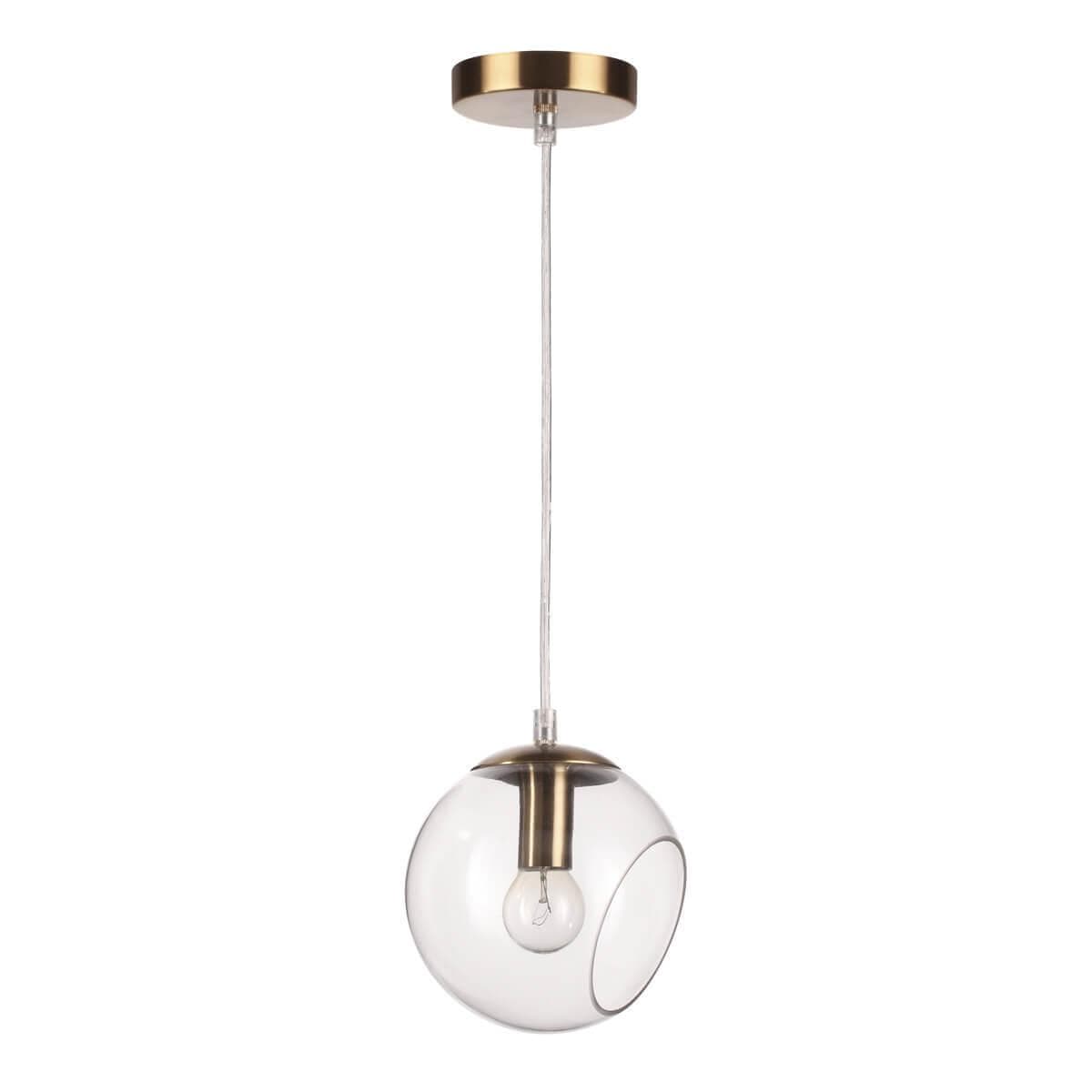 Lumion 3769/1 LN20 083 античная латунь, стекло Подвес E14 1*40W 220V BLAIR — миниатюра 2