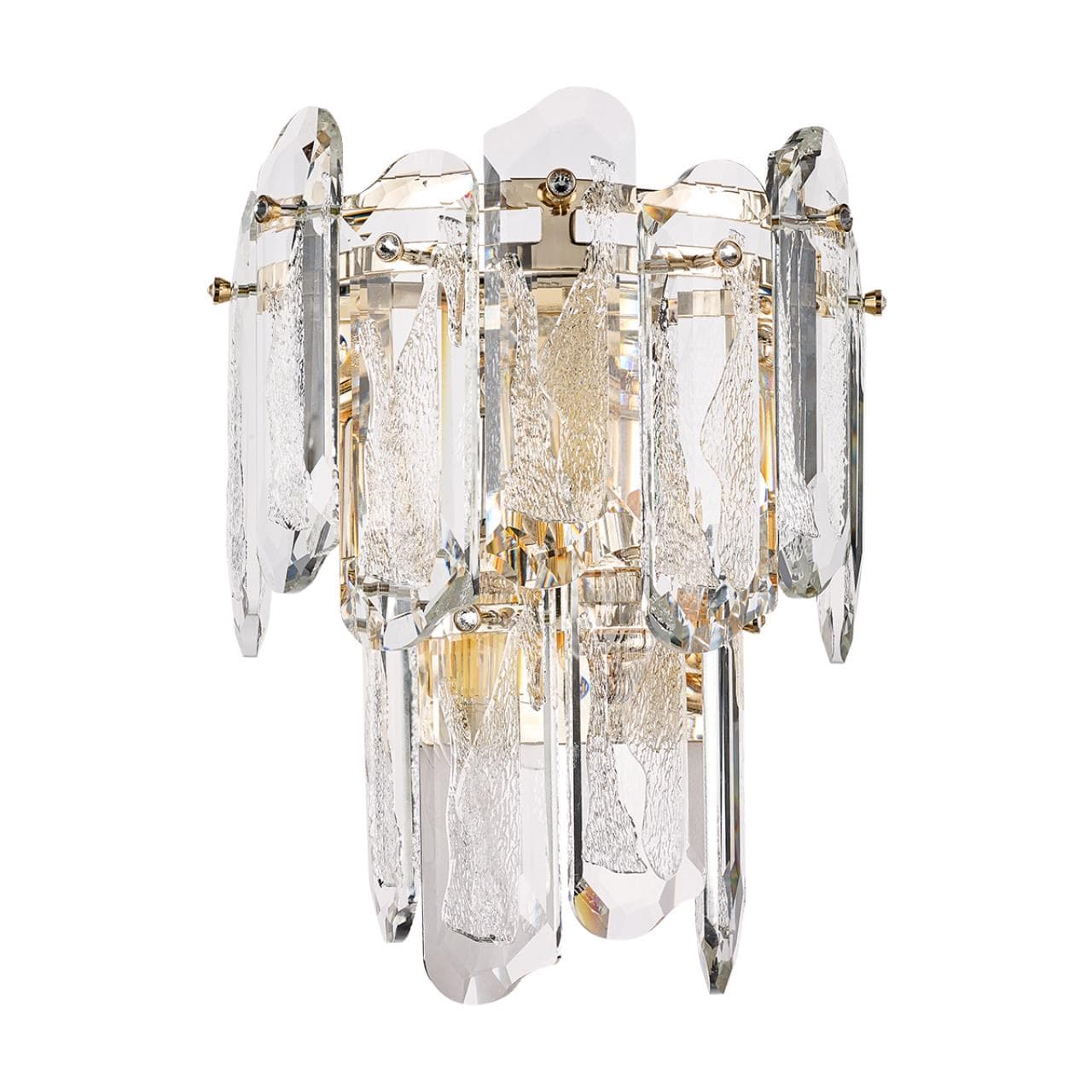 Odeon Light 5069/2W HALL ODL24 503 золото/прозрачный/металл/хрусталь Бра E14 2*40W BULLON