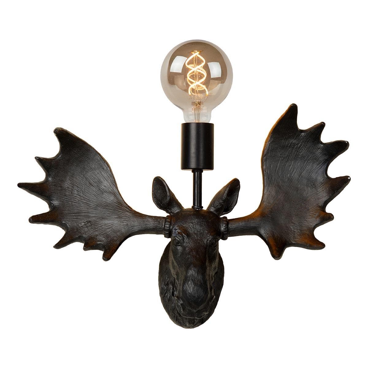 Lucide EXTRAVAGANZA MOOSE Светильник настенный 1xE27 Black 47209/01/30 — миниатюра 4