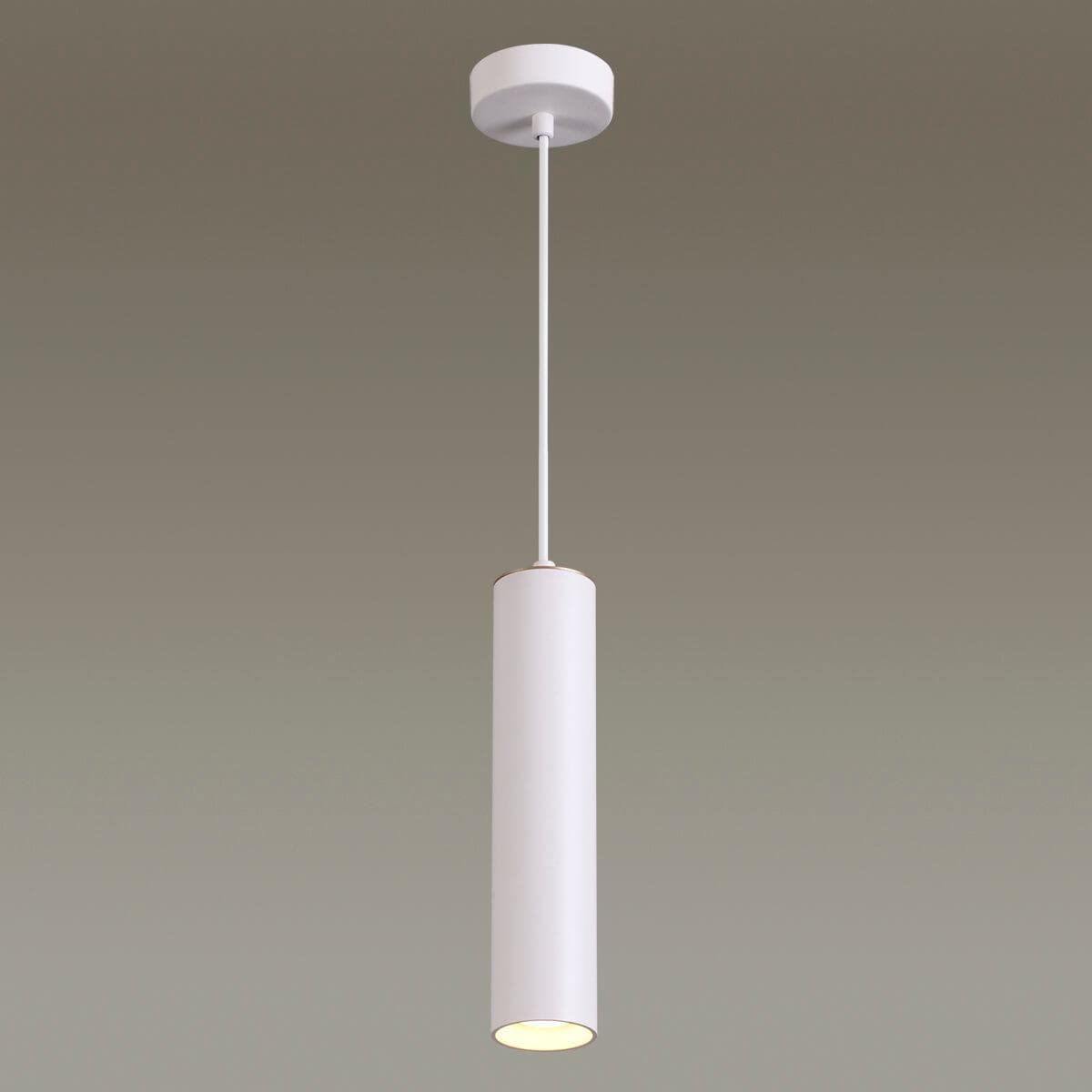 Odeon Light 3873/1L ODL19 217 белый Подвесной светильник GU10 1*50W 220V KIKO — миниатюра 2