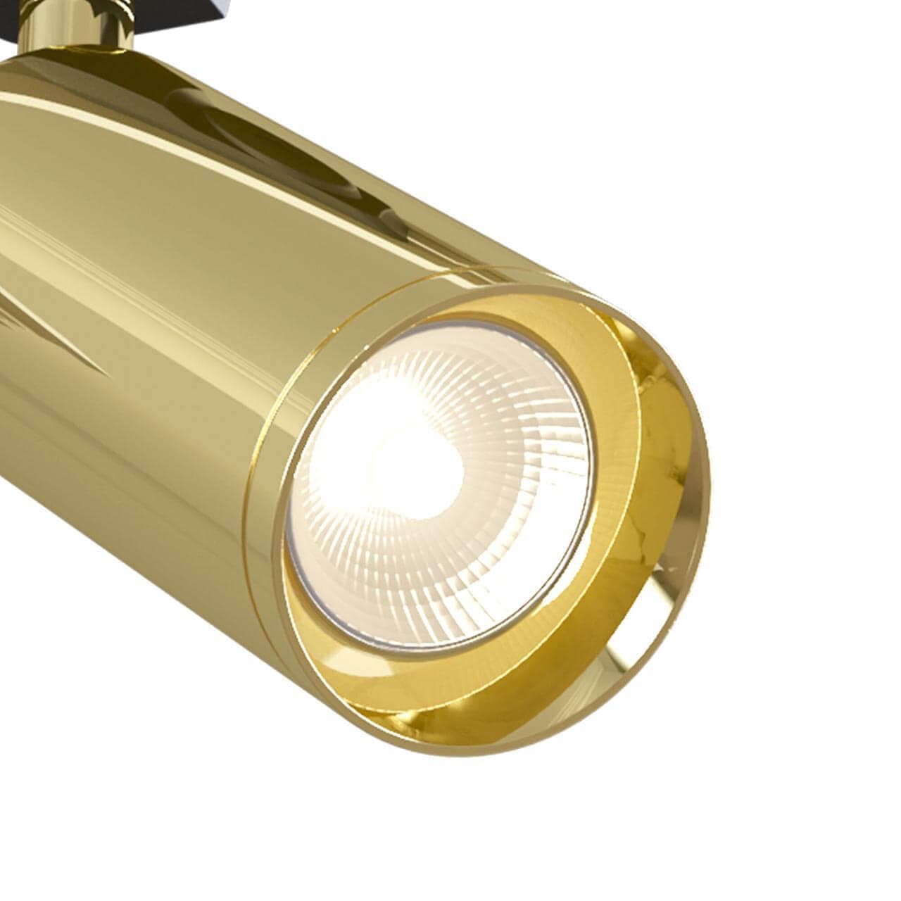 Maytoni Single phase track system Трековый светильник золотой TR004-1-GU10-G — миниатюра 8