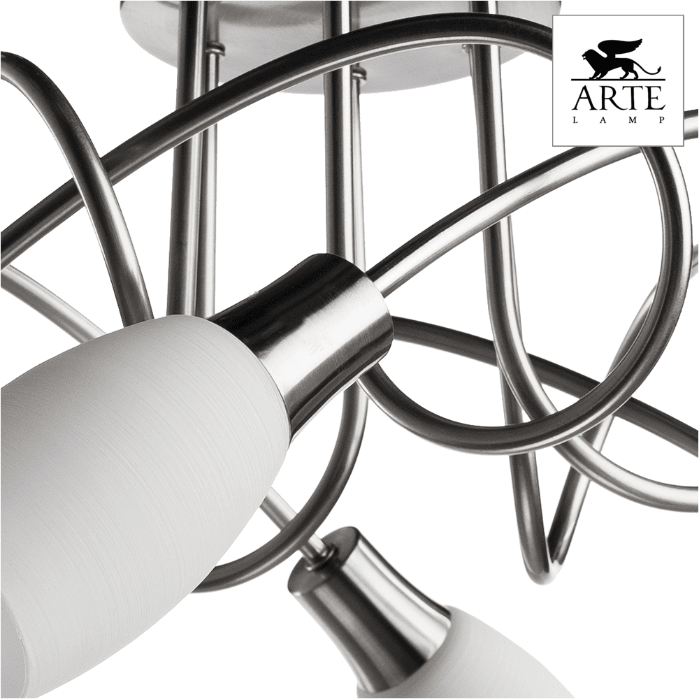 Arte Lamp Volare Серебро/Белый Спот 6x40W 6xE14 A4591PL-6SS — миниатюра 3