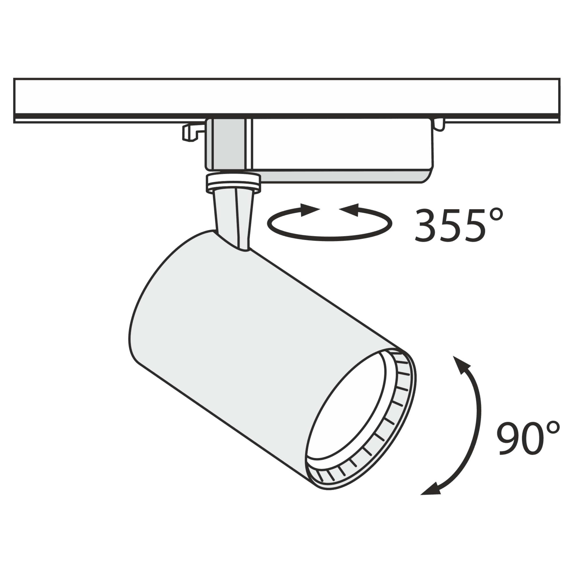 Maytoni Technical Track Белый Трековый светильник LED 17W 1200Лм TR003-1-17W4K-W — миниатюра 6