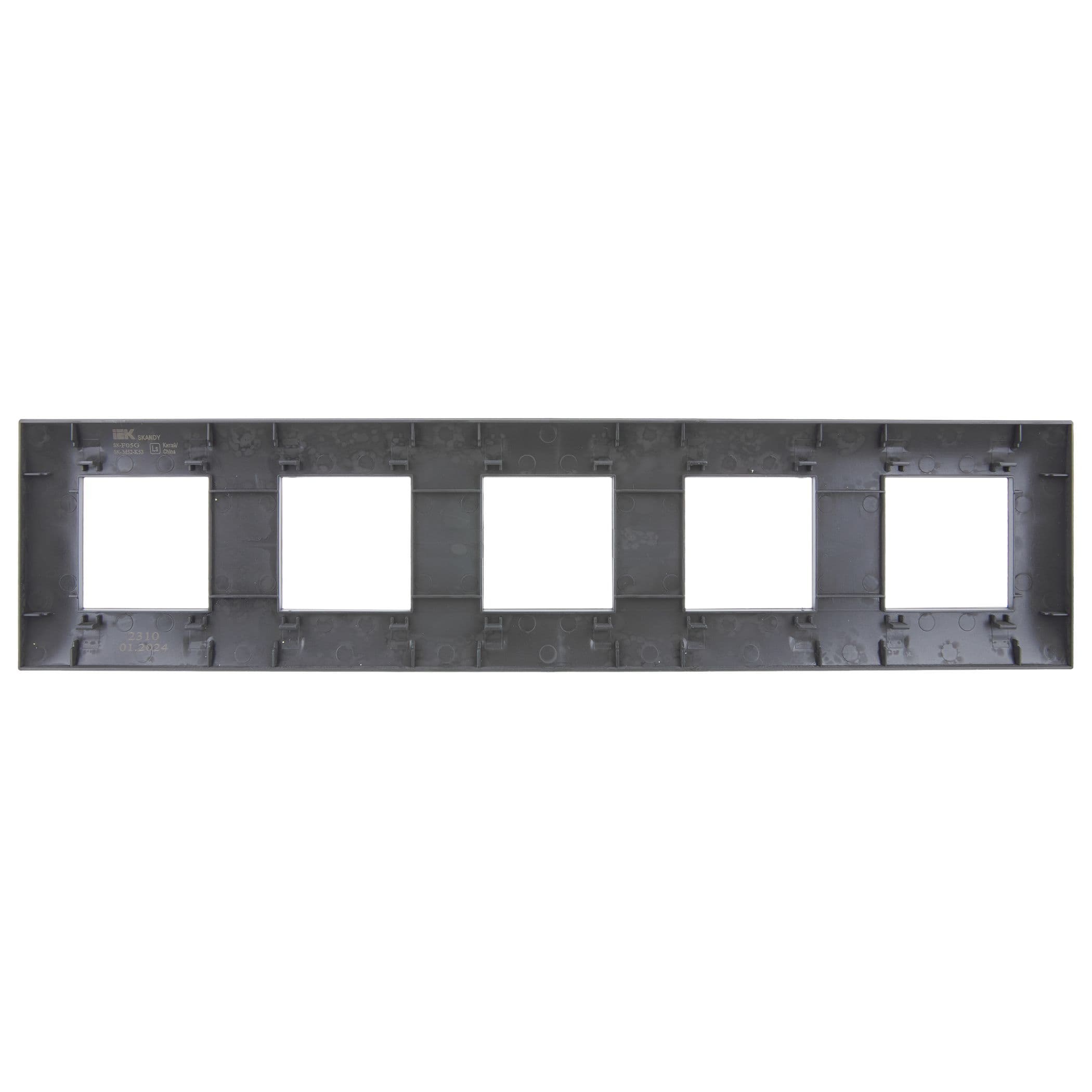 IEK SKANDY Графит Рамка 5-ая SK-F05G — миниатюра 3