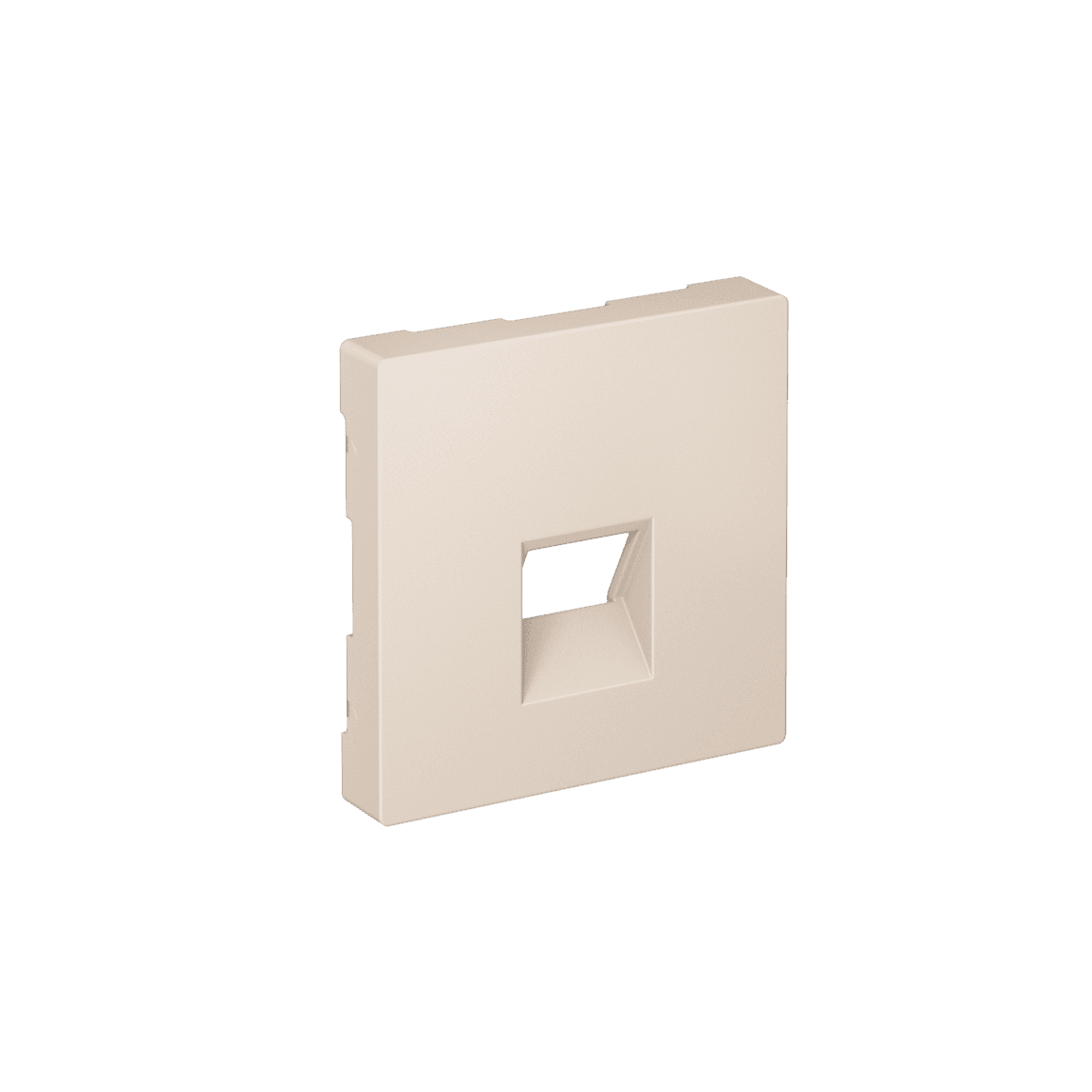 Systeme Electric AtlasDesign Бежевый Накладка для информационных функций типа Keystone — миниатюра 1
