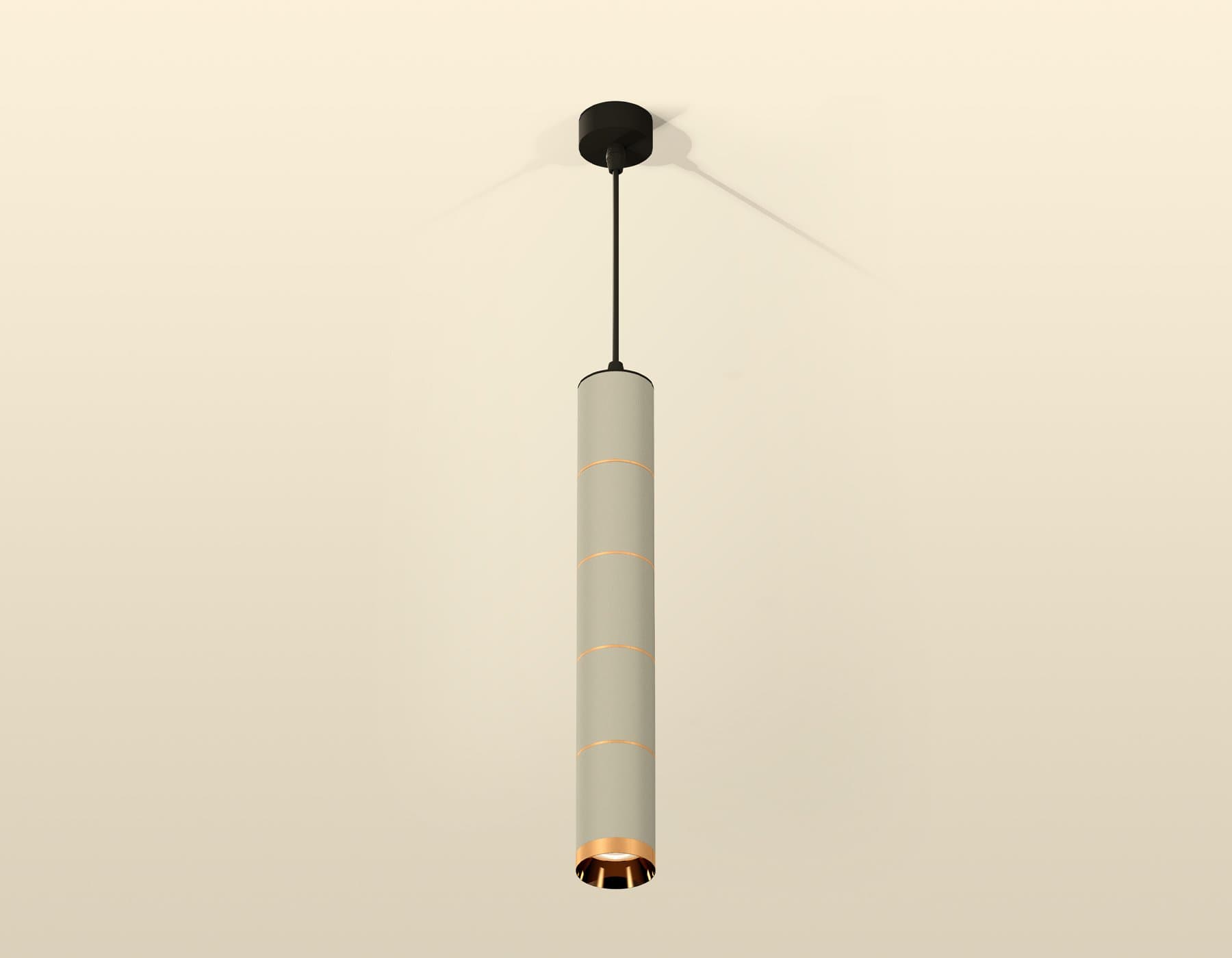 Ambrella Комплект подвесного светильника XP6314030 SGR/SBK/PYG серый песок/черный песок/золото желтое полированное MR16 GU5.3 (A2302, C6314, A2062, C6 — миниатюра 2