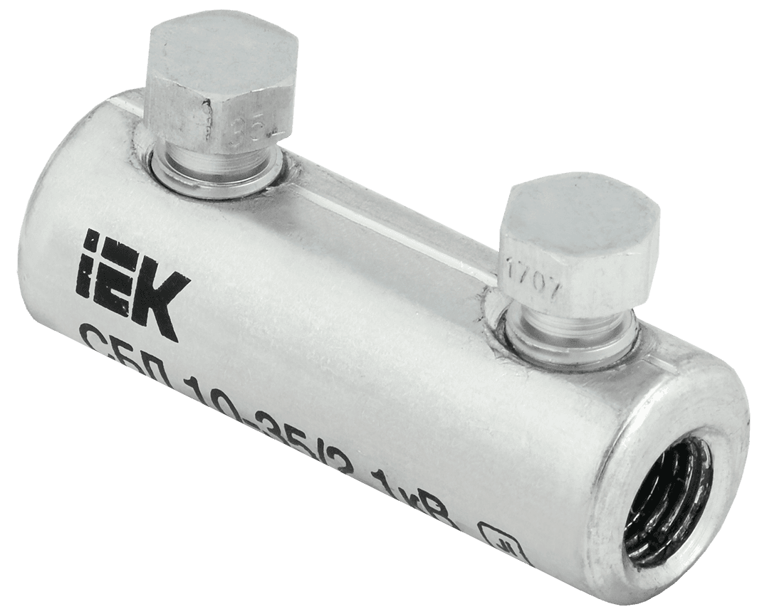 IEK Соединитель болтовой луженый СБЛ 10-35/2 1кВ — миниатюра 2