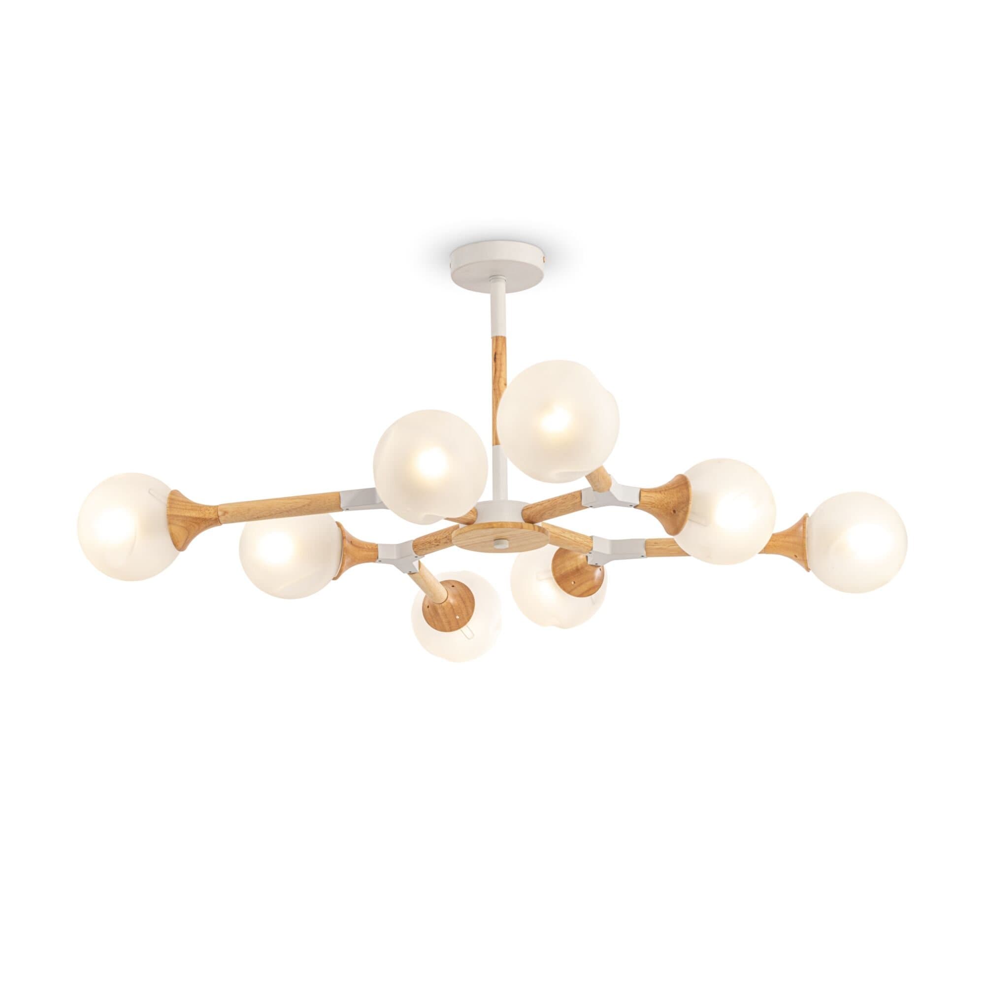 Freya Modern Amy Белый Потолочный светильник FR5105CL-08W — миниатюра 4